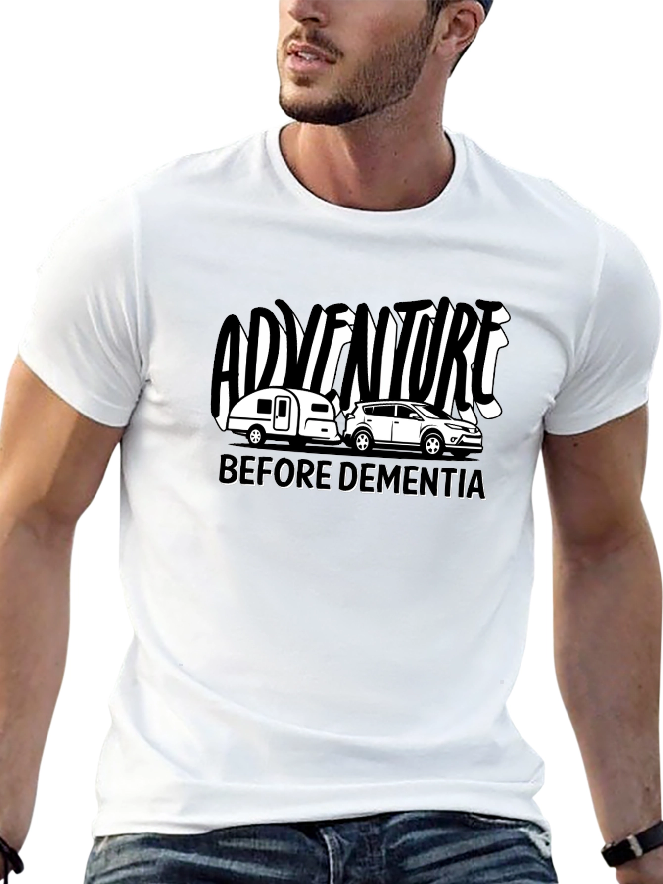 Adventure Before Dementia Black T-Shirt