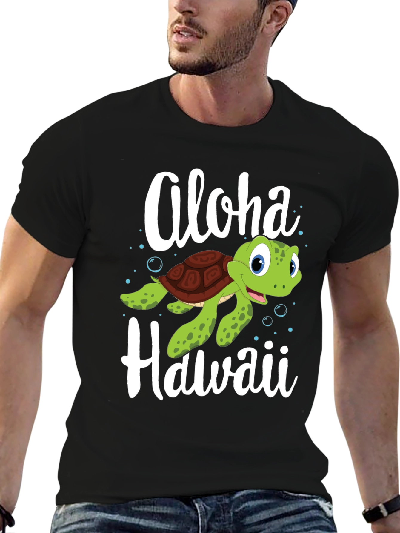 Aloha Hawaii Turtle Graphic Tee
