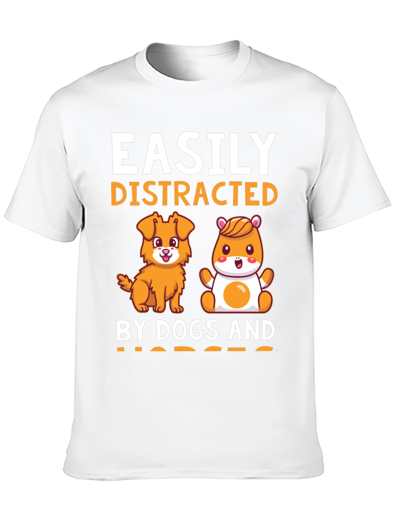 Easily Distracted By Dogs and Hamsters Graphic Tee