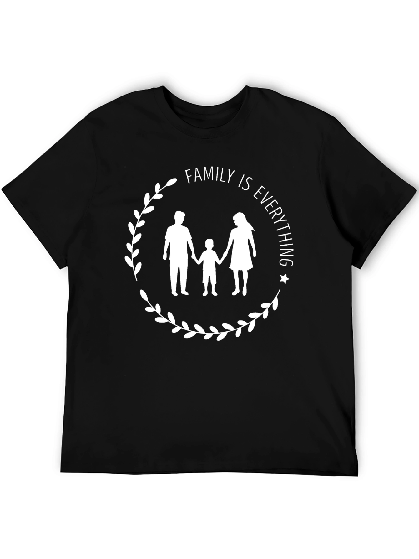 Family Is Everything Graphic Tee - Black
