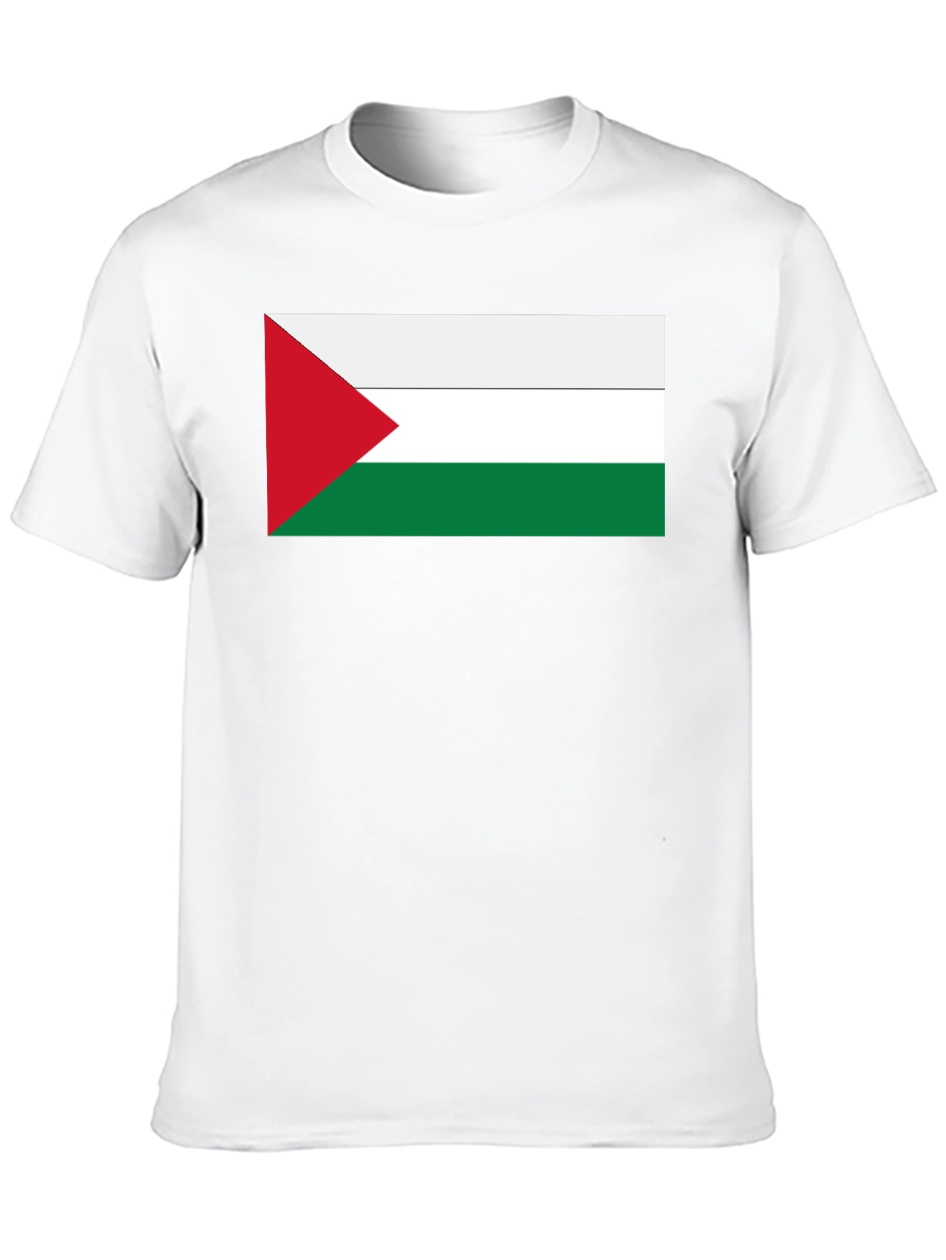 Palestine Flag T-Shirt - Classic Black Tee
