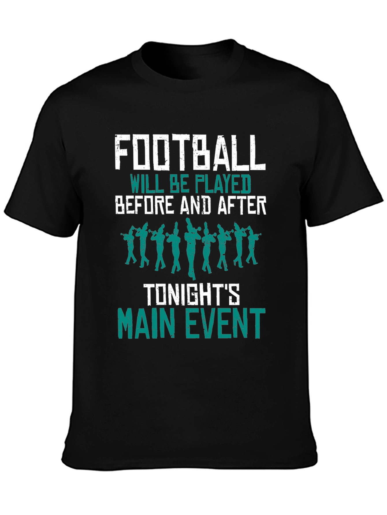 Football Game Day T-Shirt - Marching Band Design