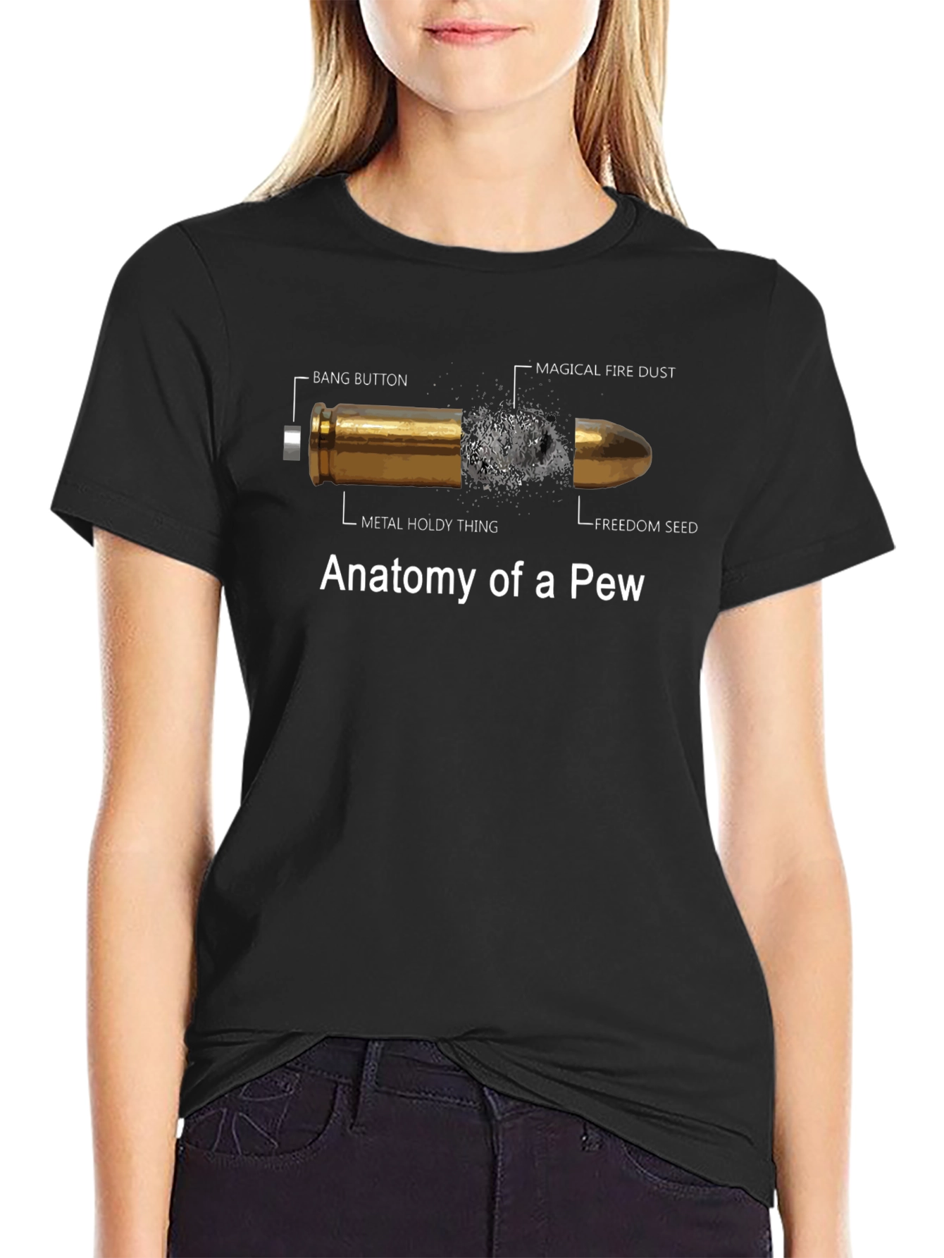 Anatomy of a Pew Funny T-Shirt