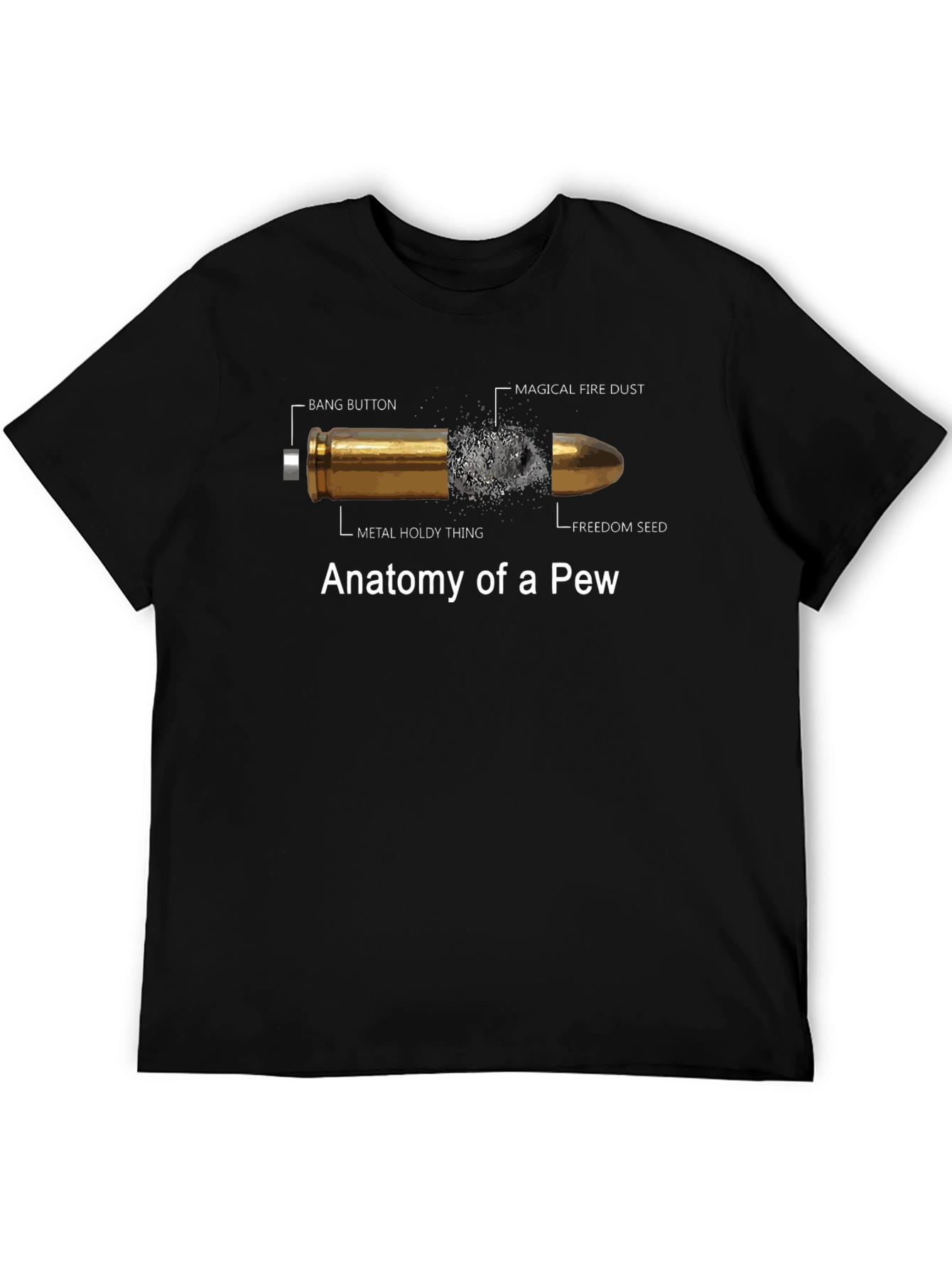 Anatomy of a Pew Funny T-Shirt