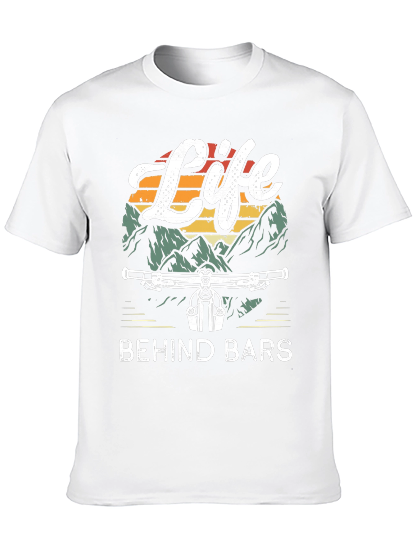 Life Behind Bars Graphic Tee - Mountain Bike T-Shirt