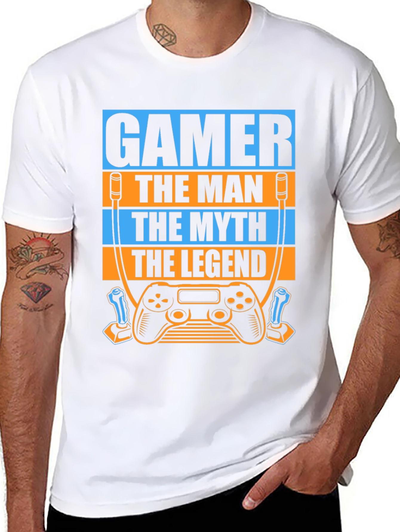 Gamer T-Shirt - The Man The Myth The Legend