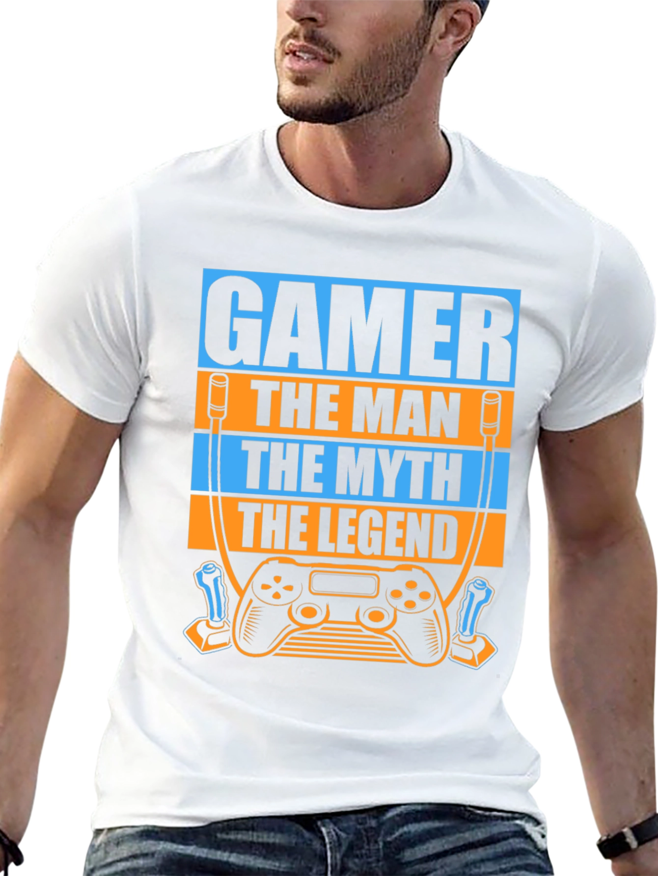 Gamer T-Shirt - The Man The Myth The Legend