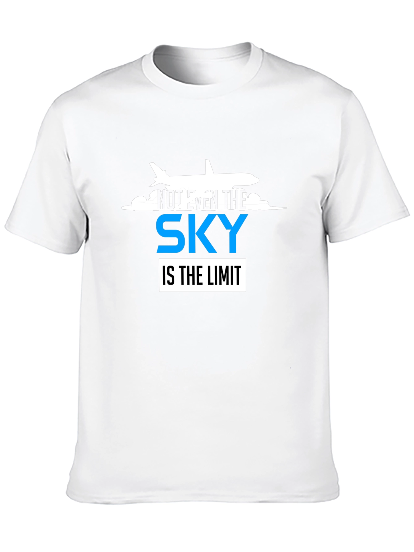Skys The Limit Graphic Tee - Airplane Shirt