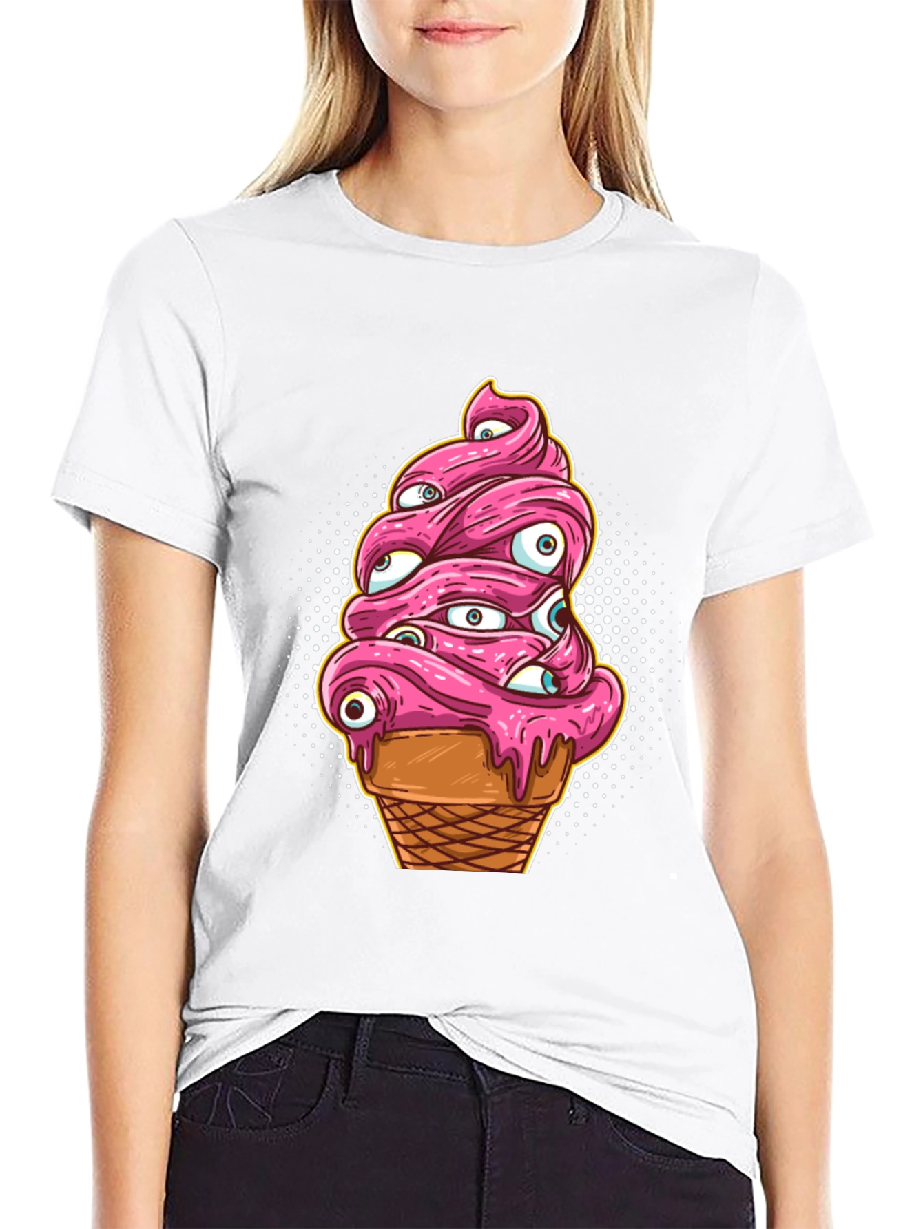 Eye Scream T-Shirt - Creepy Ice Cream Graphic Tee