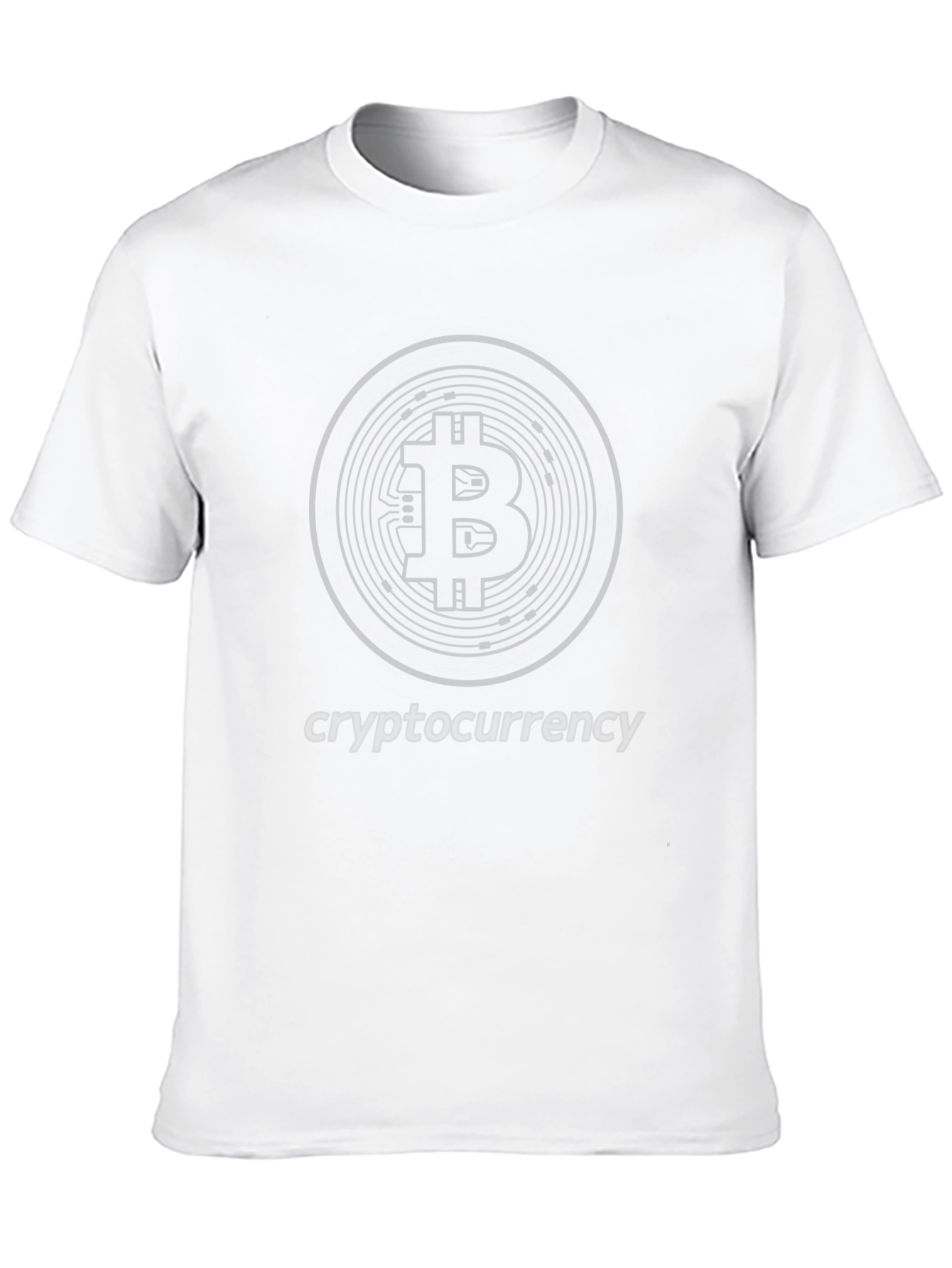 Bitcoin Cryptocurrency Black T-Shirt