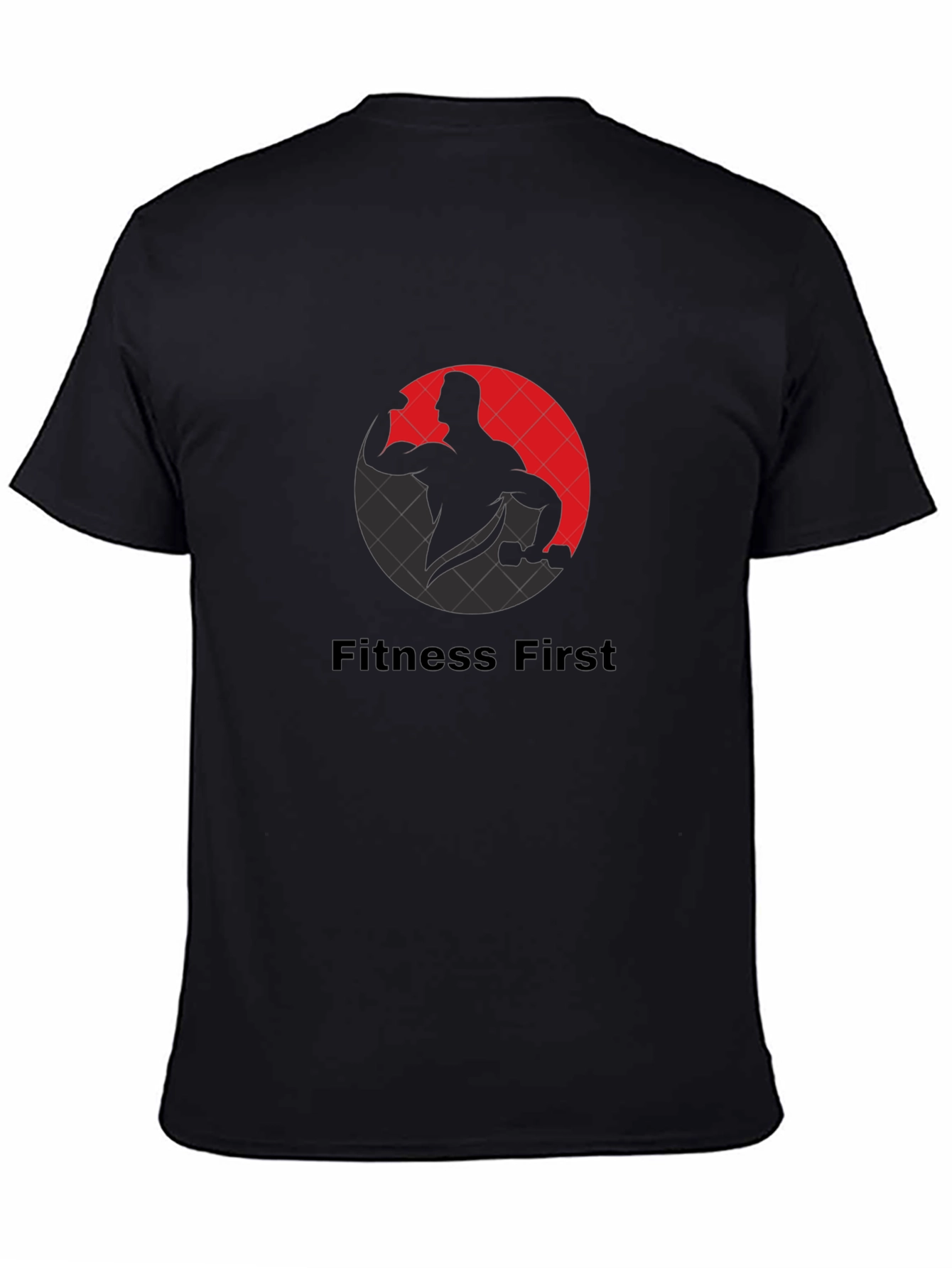 Fitness First Graphic Black T-Shirt