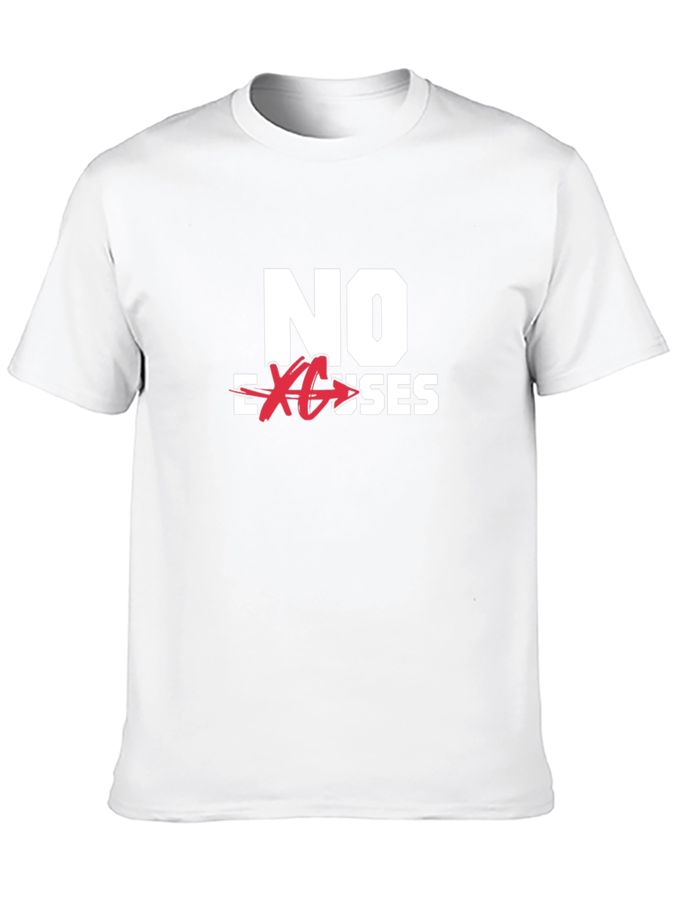 No Excuses Black Graphic Tee