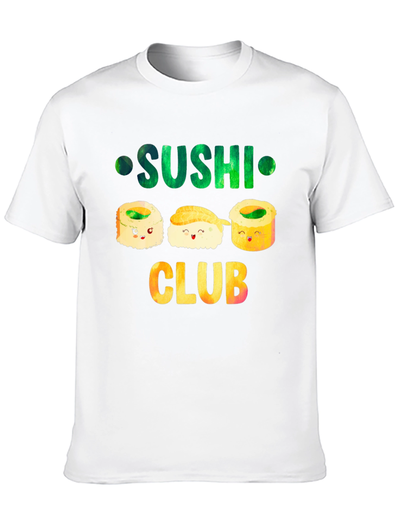 Sushi Club T-Shirt Funny Foodie Tee