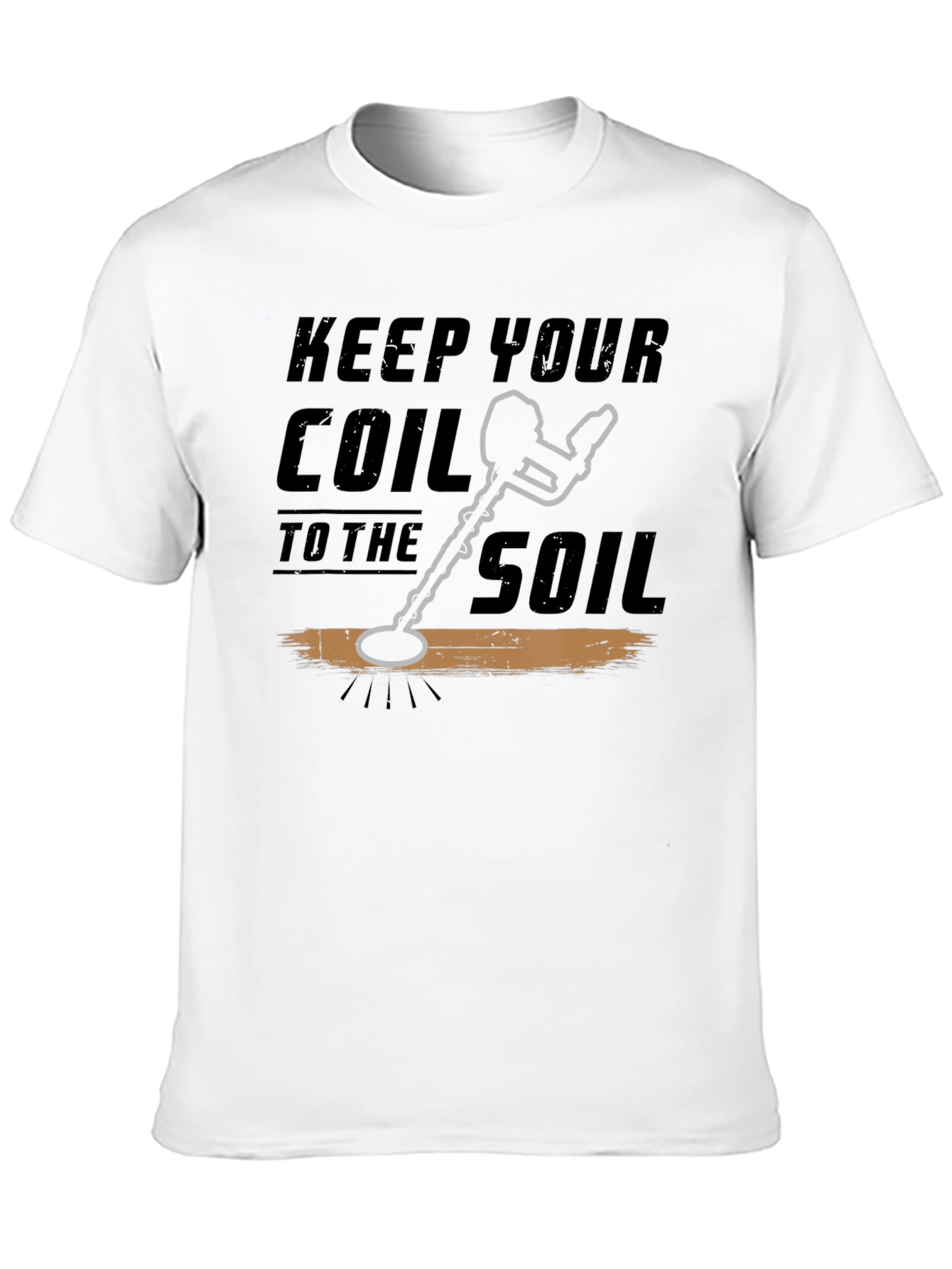 Keep Your Coil To The Soil Black T-Shirt