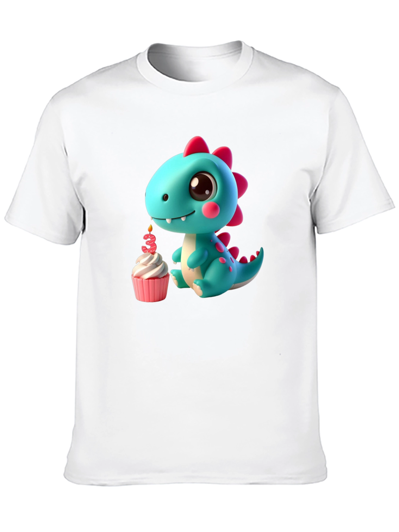 Cute Dinosaur 3rd Birthday T-Shirt