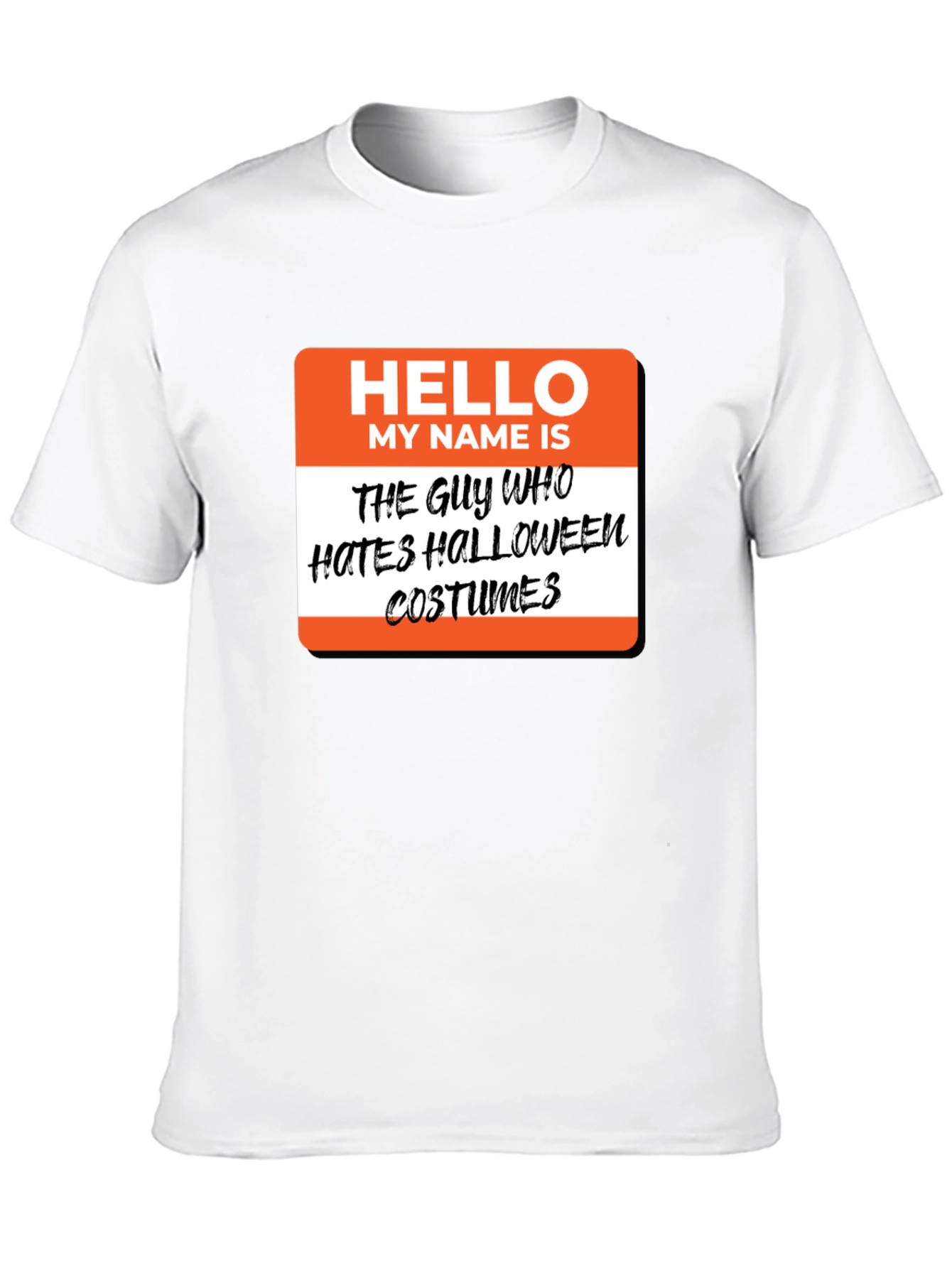 Halloween Hater Costume T-Shirt - Funny Party Tee
