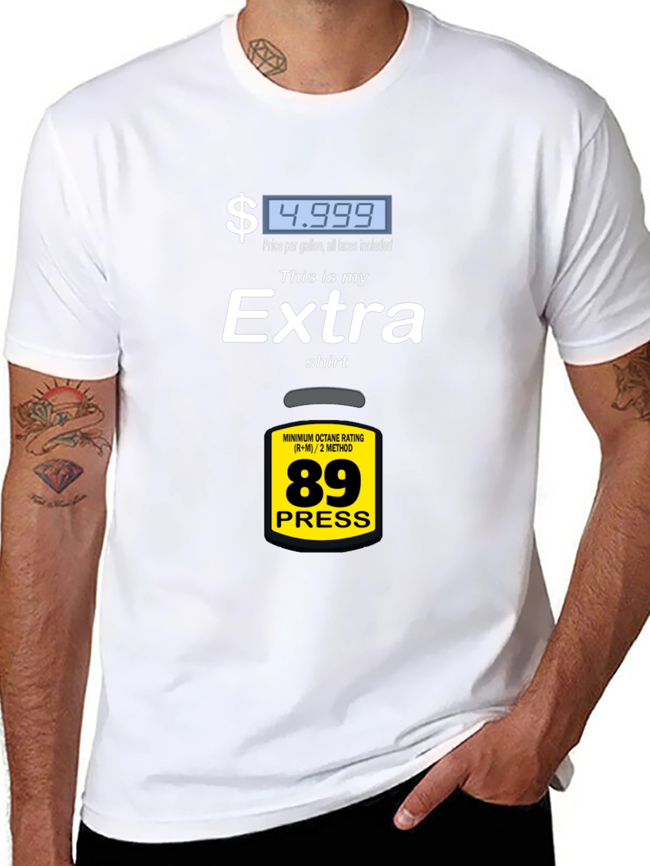 Extra Funny Gas Price Humor T-Shirt