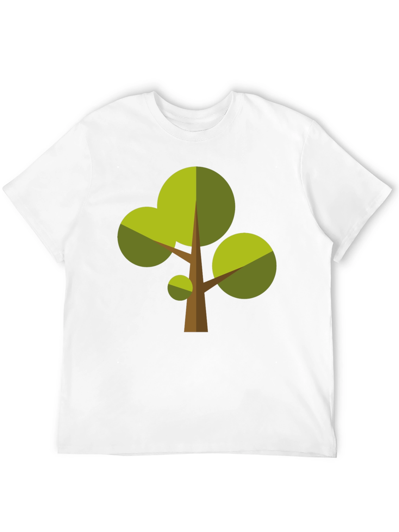 Geometric Tree Graphic T-Shirt