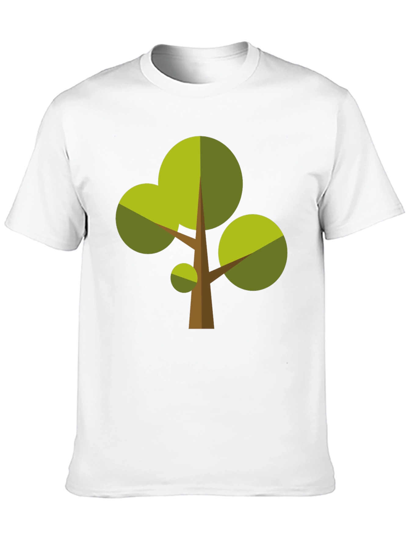 Geometric Tree Graphic T-Shirt