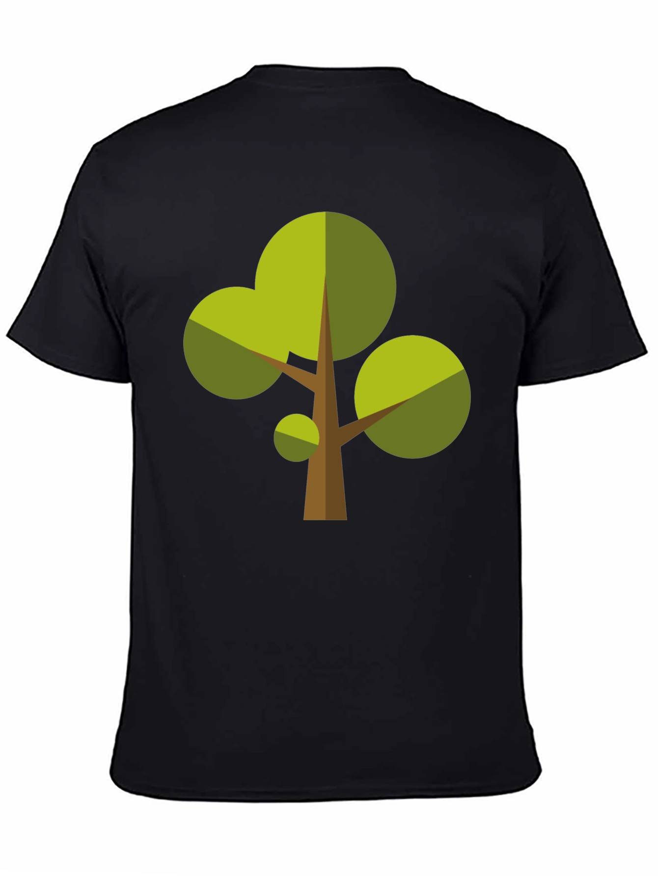 Geometric Tree Graphic T-Shirt
