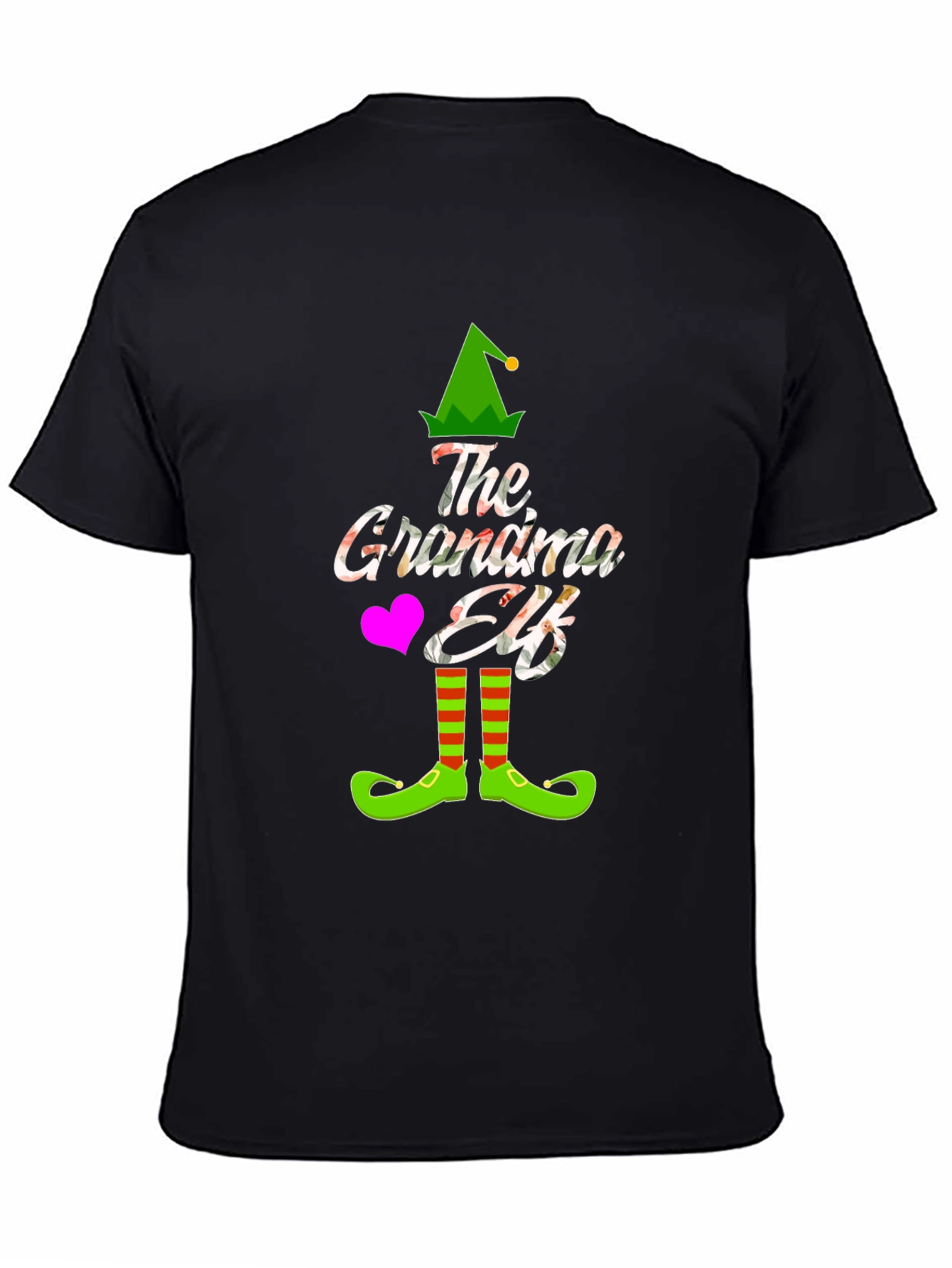 Grandma Elf T-Shirt - Festive Holiday Tee