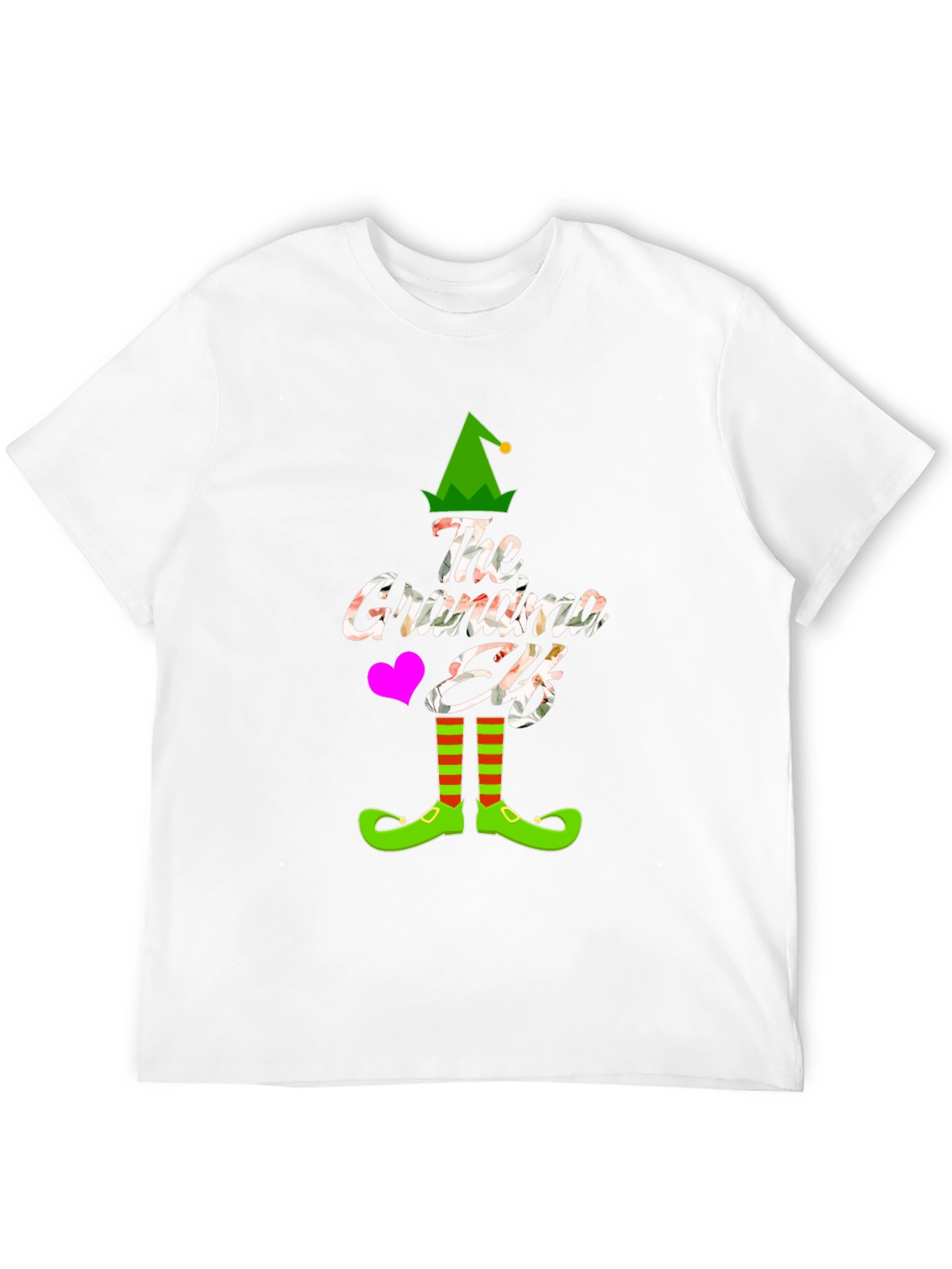 Grandma Elf T-Shirt - Festive Holiday Tee
