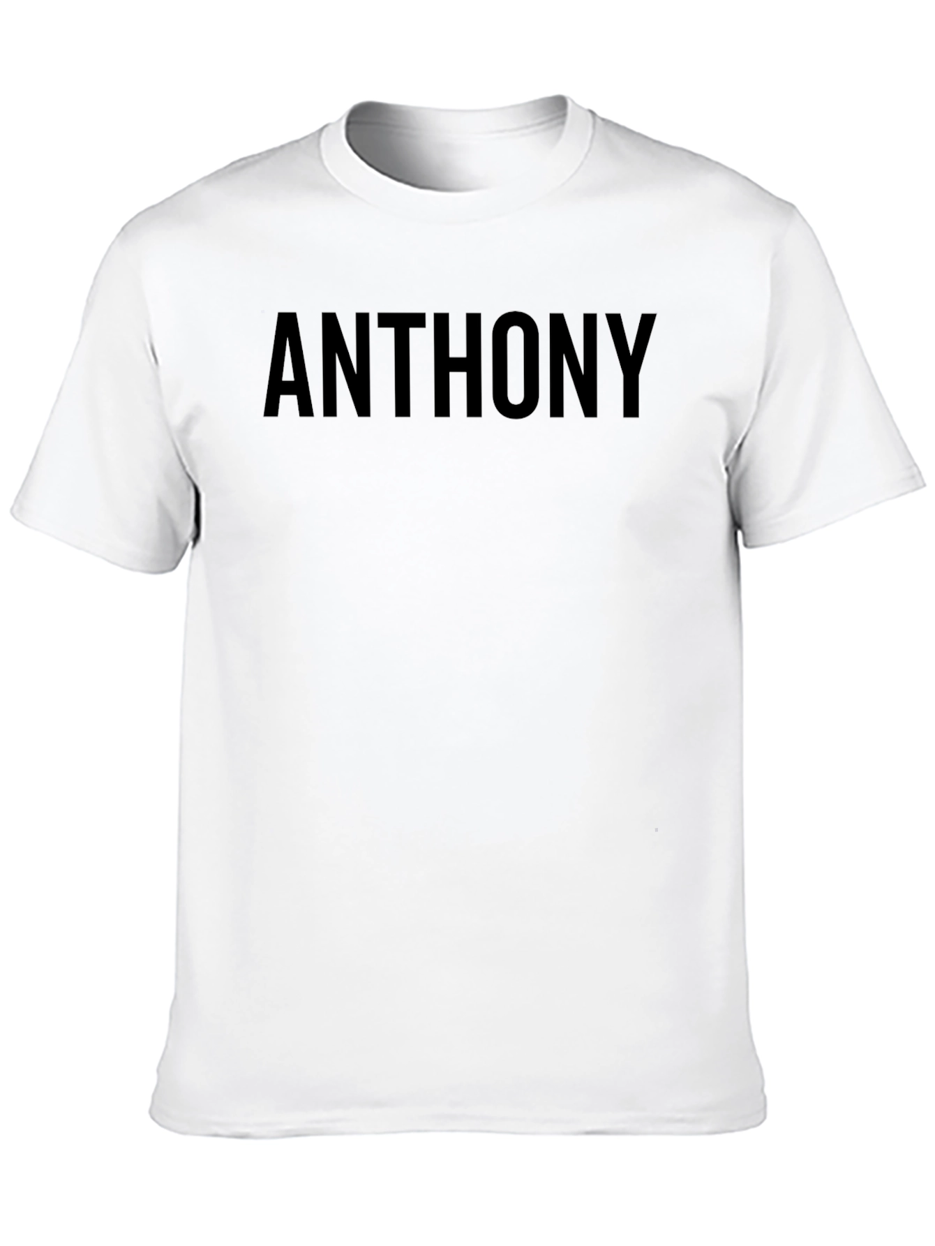 Mens Black Anthony Crewneck T-Shirt