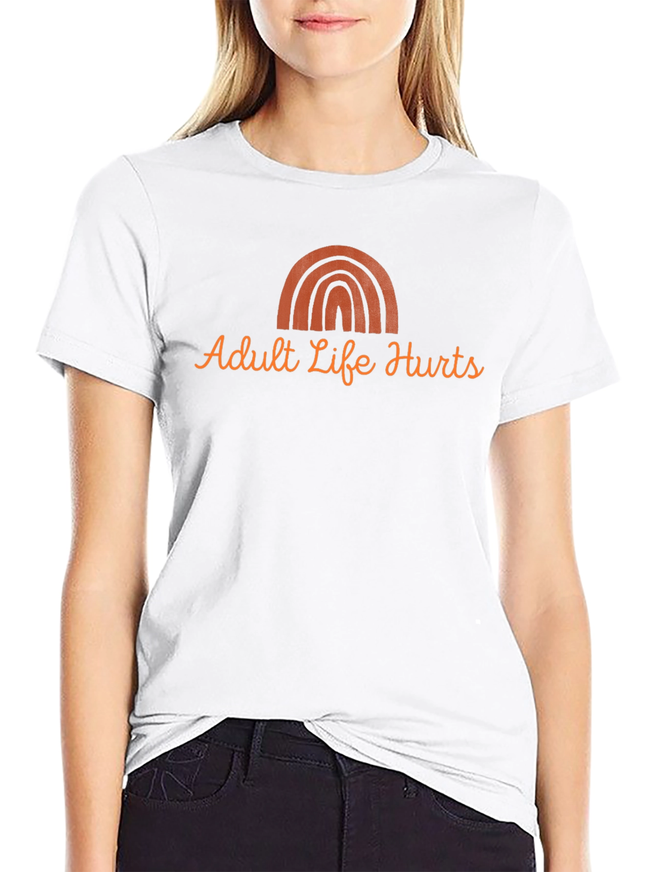 Adult Life Hurts Graphic Tee - Trendy Casual Wear