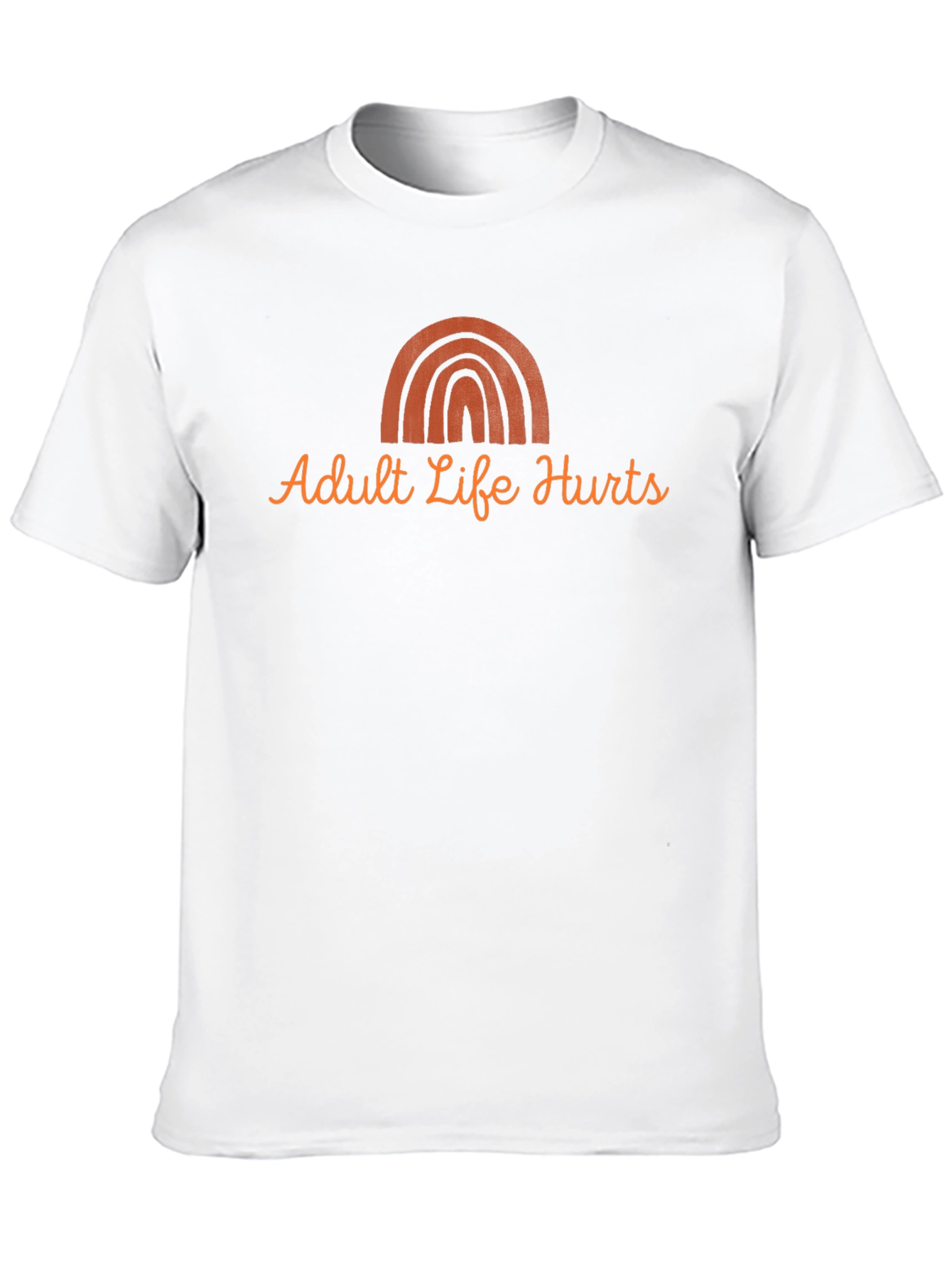 Adult Life Hurts Graphic Tee - Trendy Casual Wear
