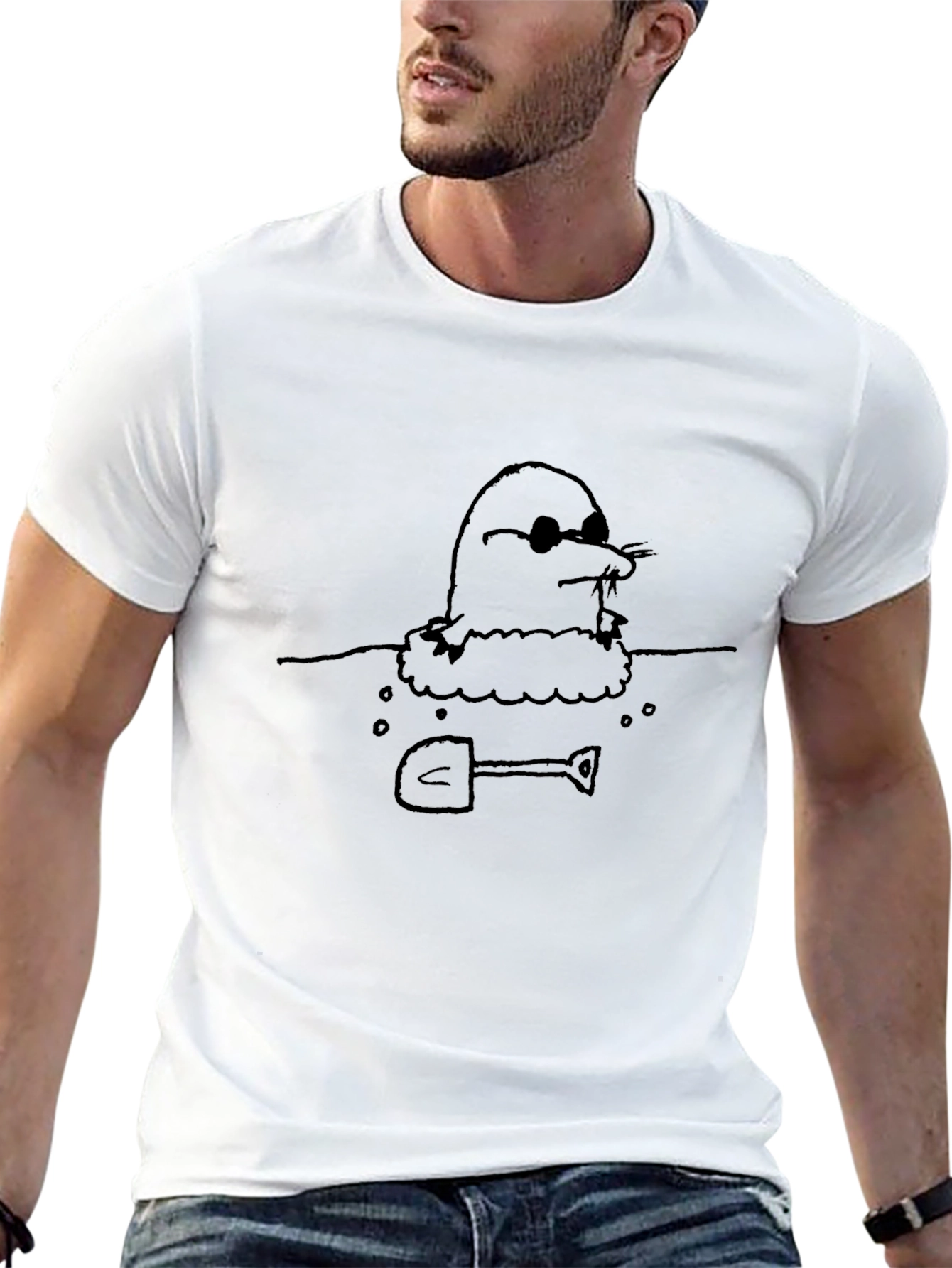 Cool Mole T-Shirt - Funny Cartoon Tee