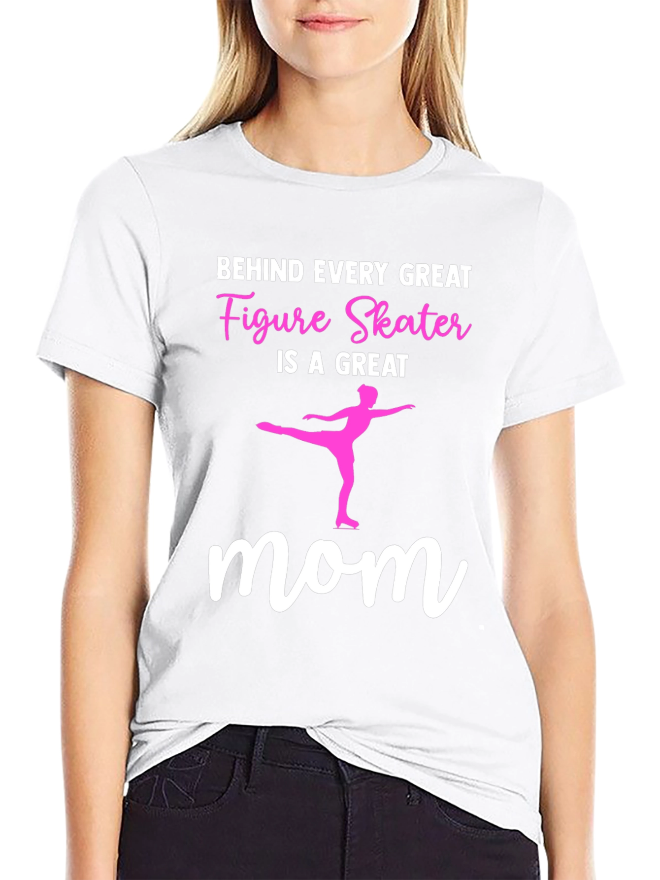 Figure Skater Mom Graphic T-Shirt