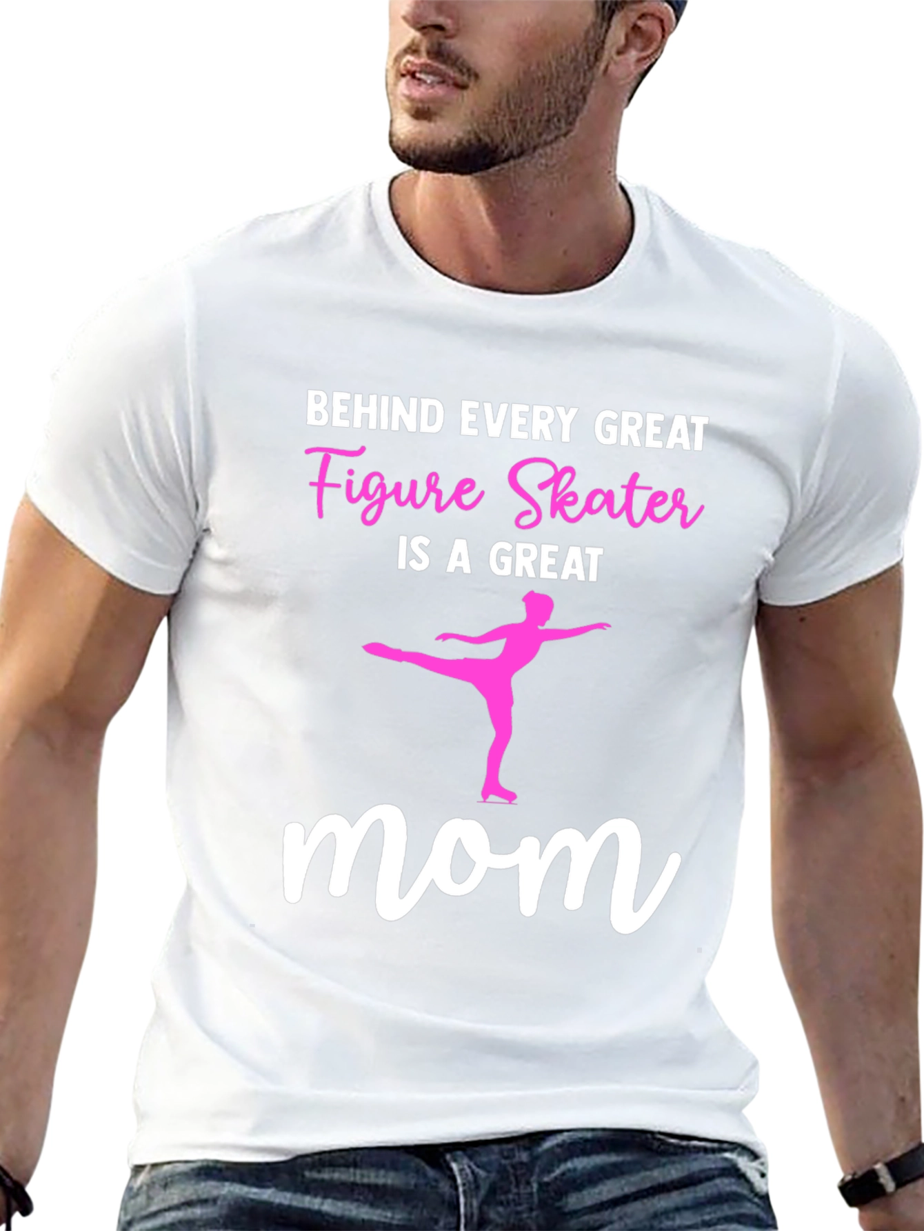 Figure Skater Mom Graphic T-Shirt