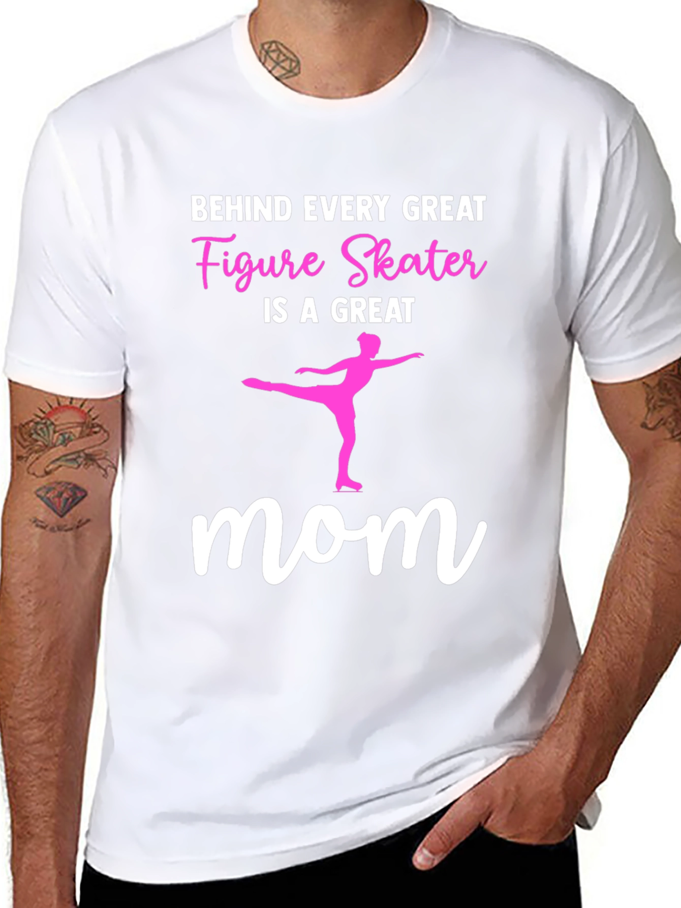 Figure Skater Mom Graphic T-Shirt