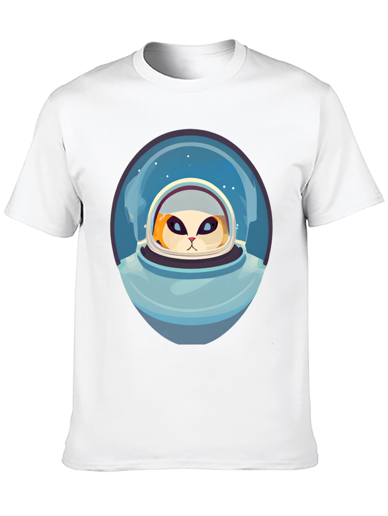 Cat Astronaut Graphic T-Shirt