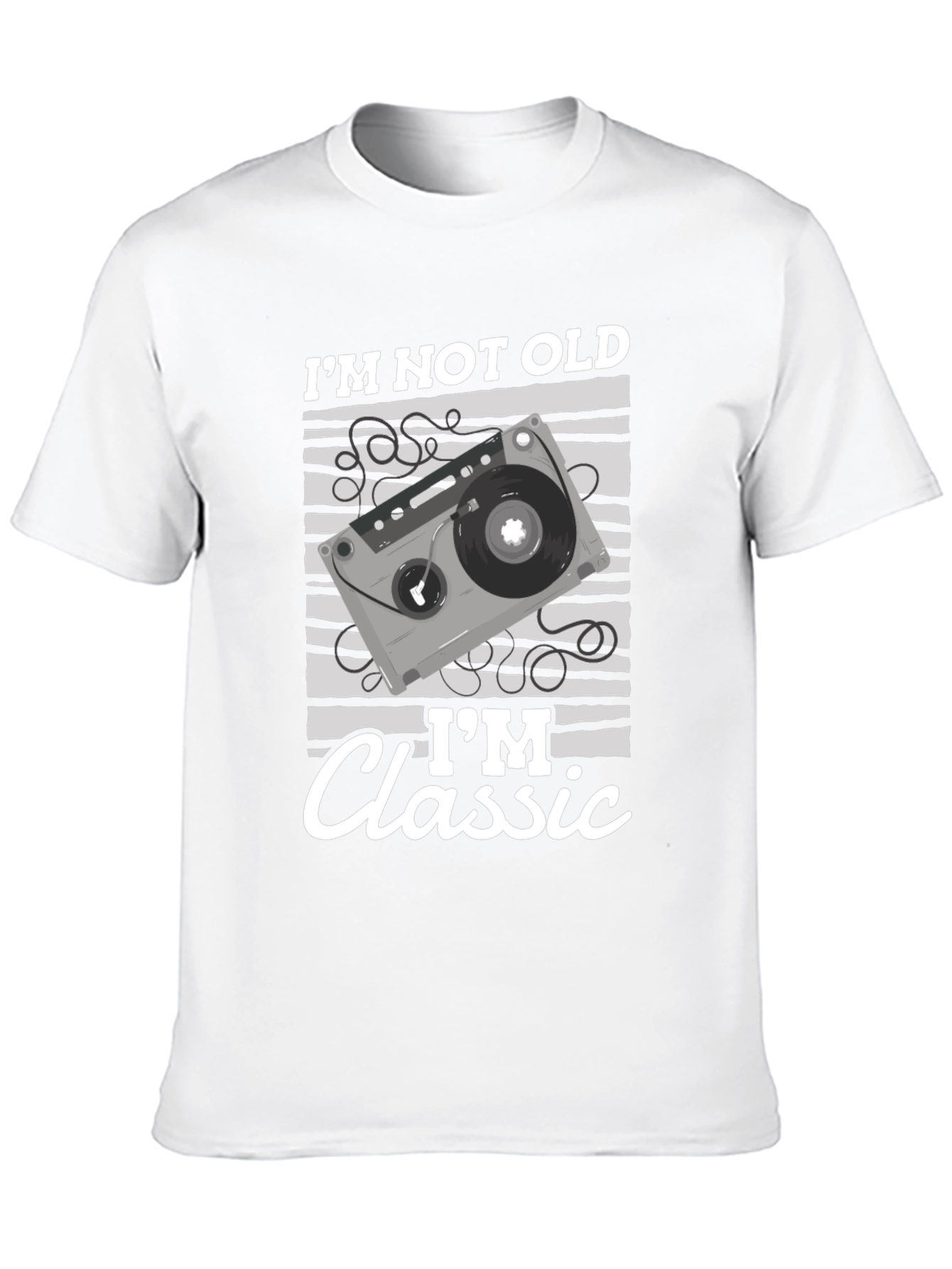 Im Not Old Im Classic Cassette Tape T-Shirt