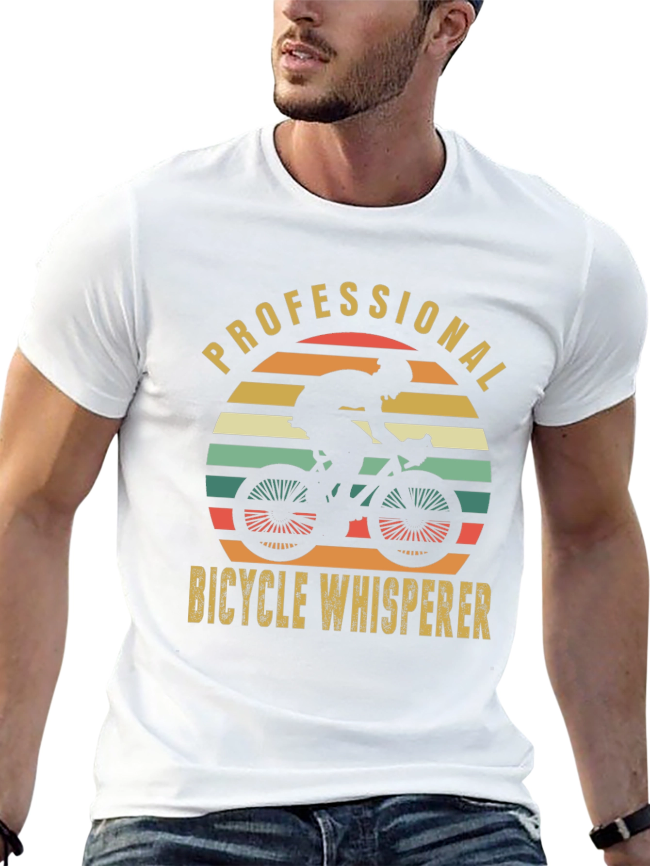 Professional Bicycle Whisperer Graphic T-Shirt
