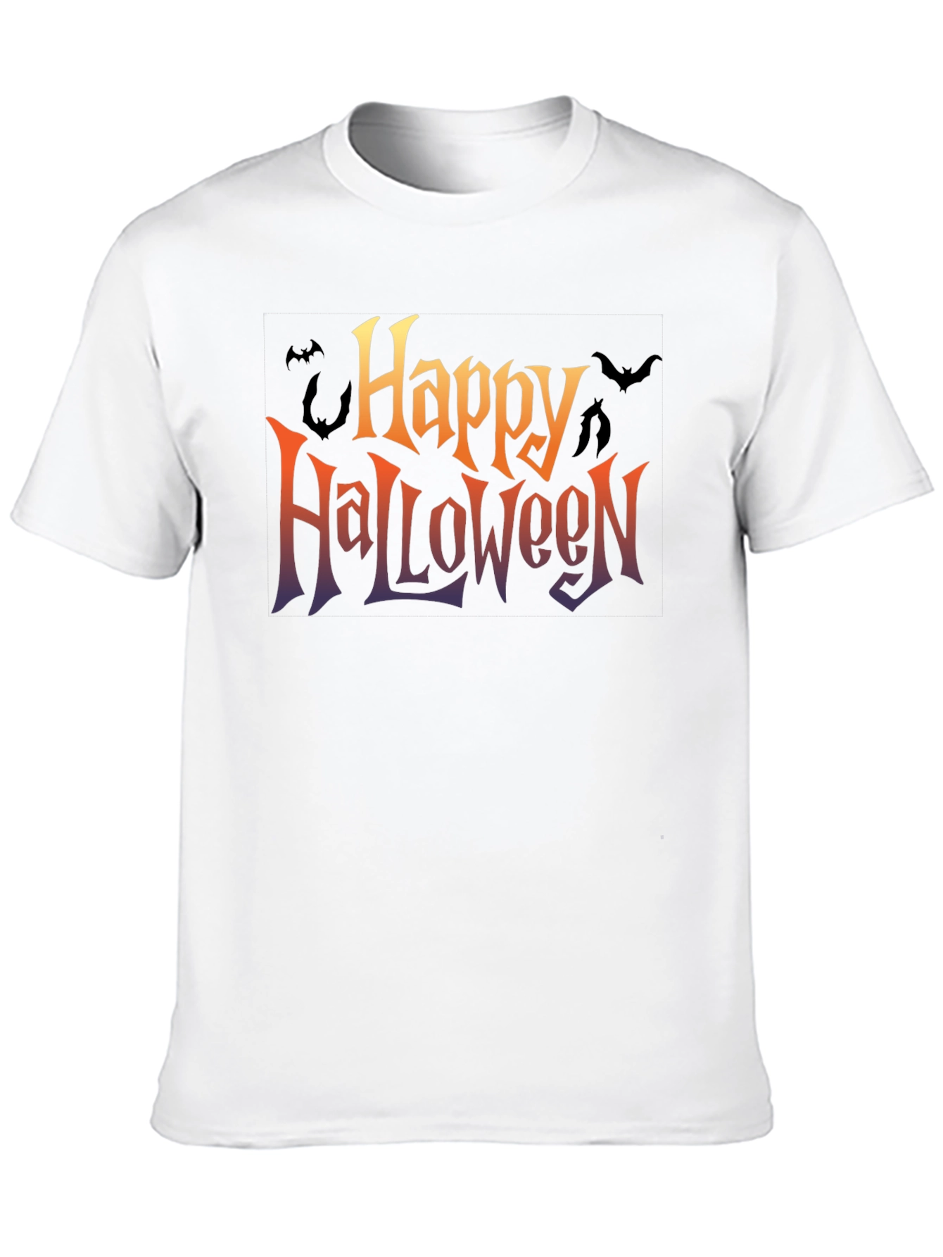 Happy Halloween Graphic Tee - Black