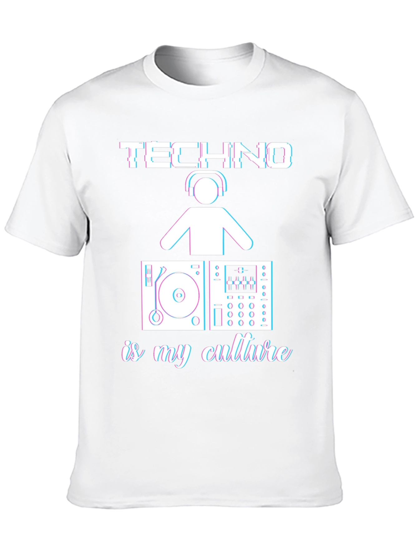 Techno is My Culture T-Shirt DJ Music Lover