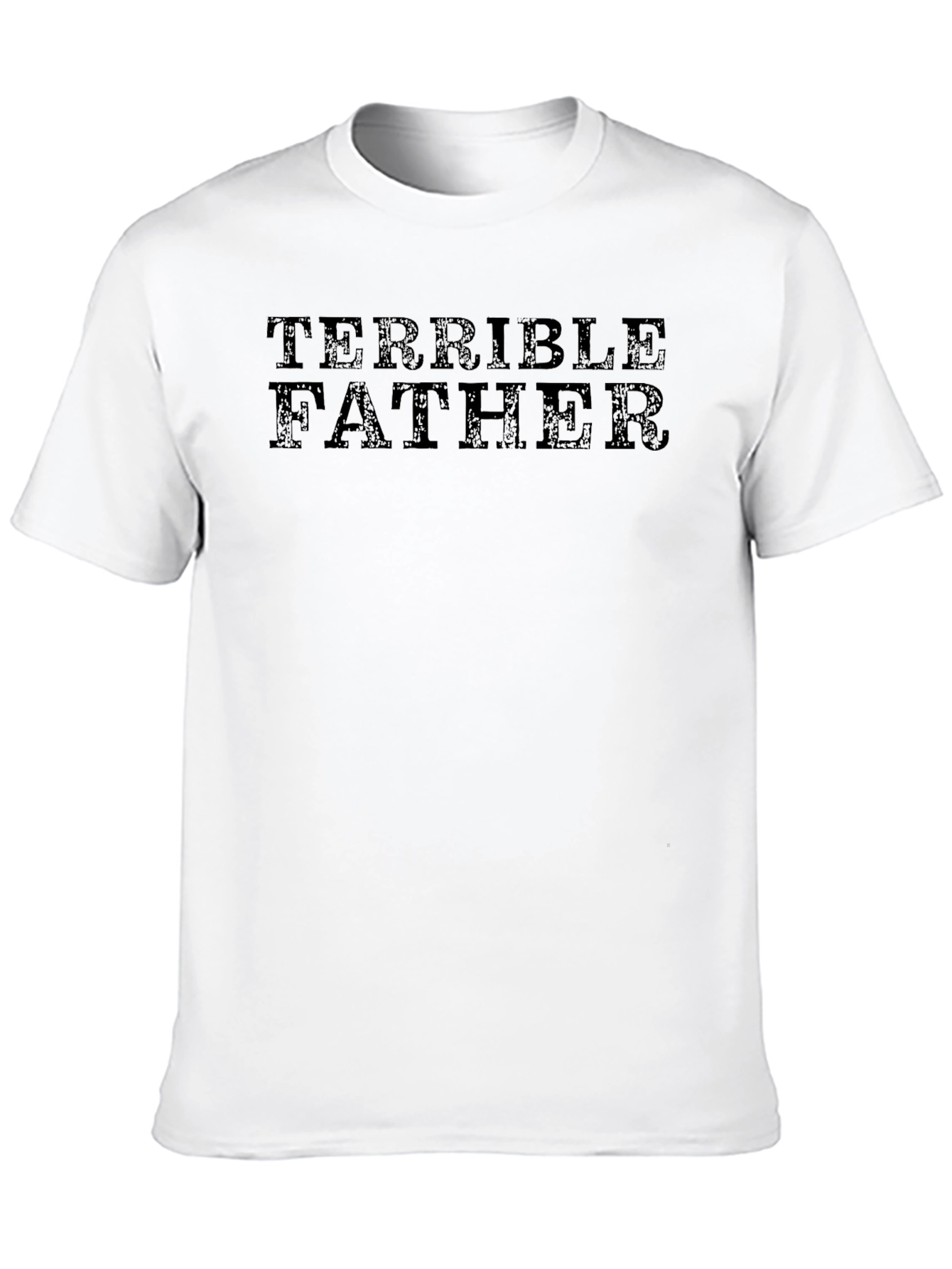 Terrible Father Black Graphic T-Shirt