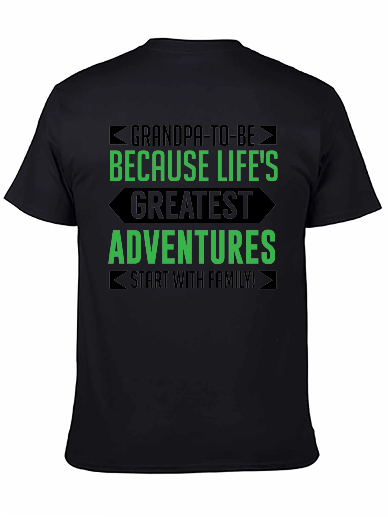 Grandpa-to-Be Graphic Tee - Family Adventure Shirt
