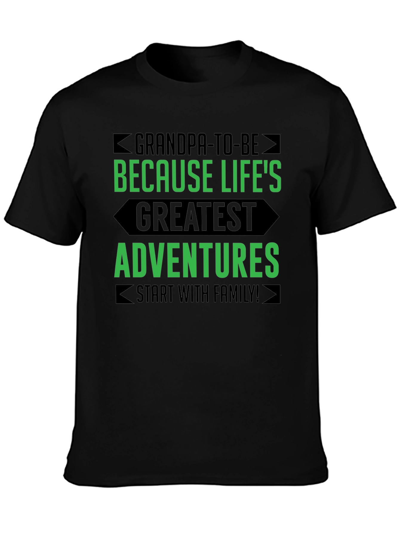 Grandpa-to-Be Graphic Tee - Family Adventure Shirt