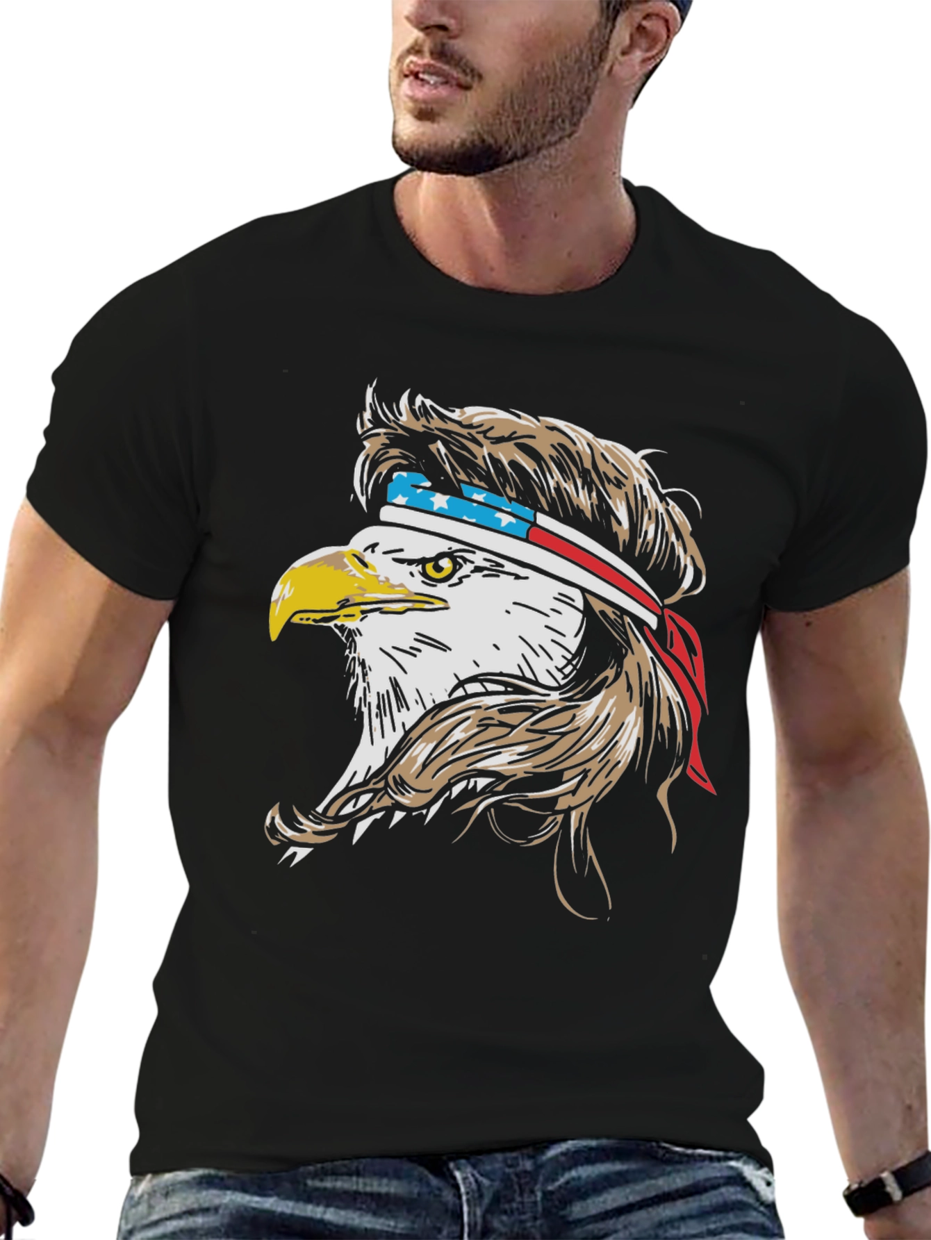 American Eagle Mullet Graphic Tee