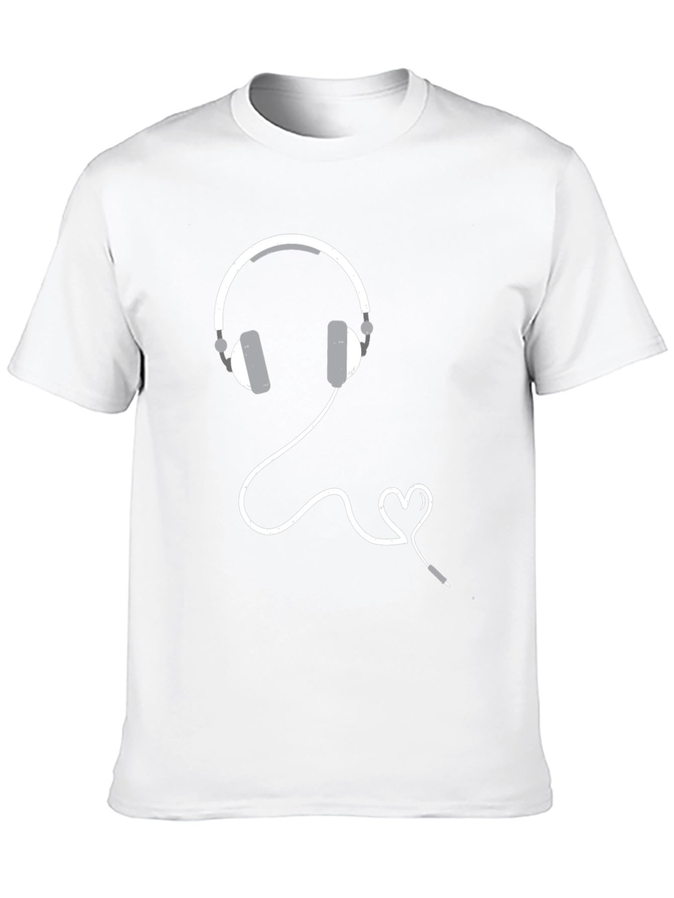 Headphones Heartbeat Graphic Tee