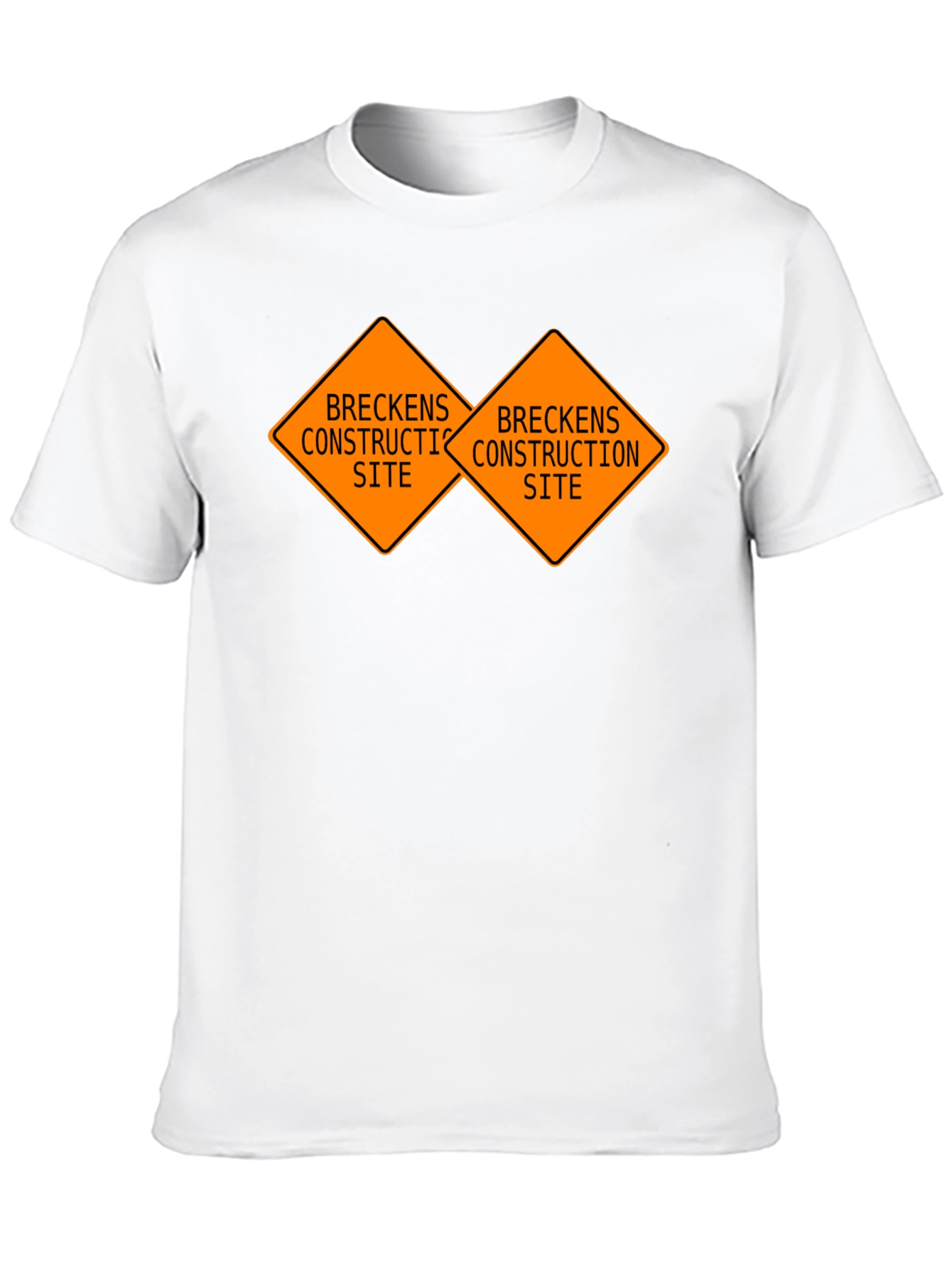 Breckens Construction Site Black T-Shirt