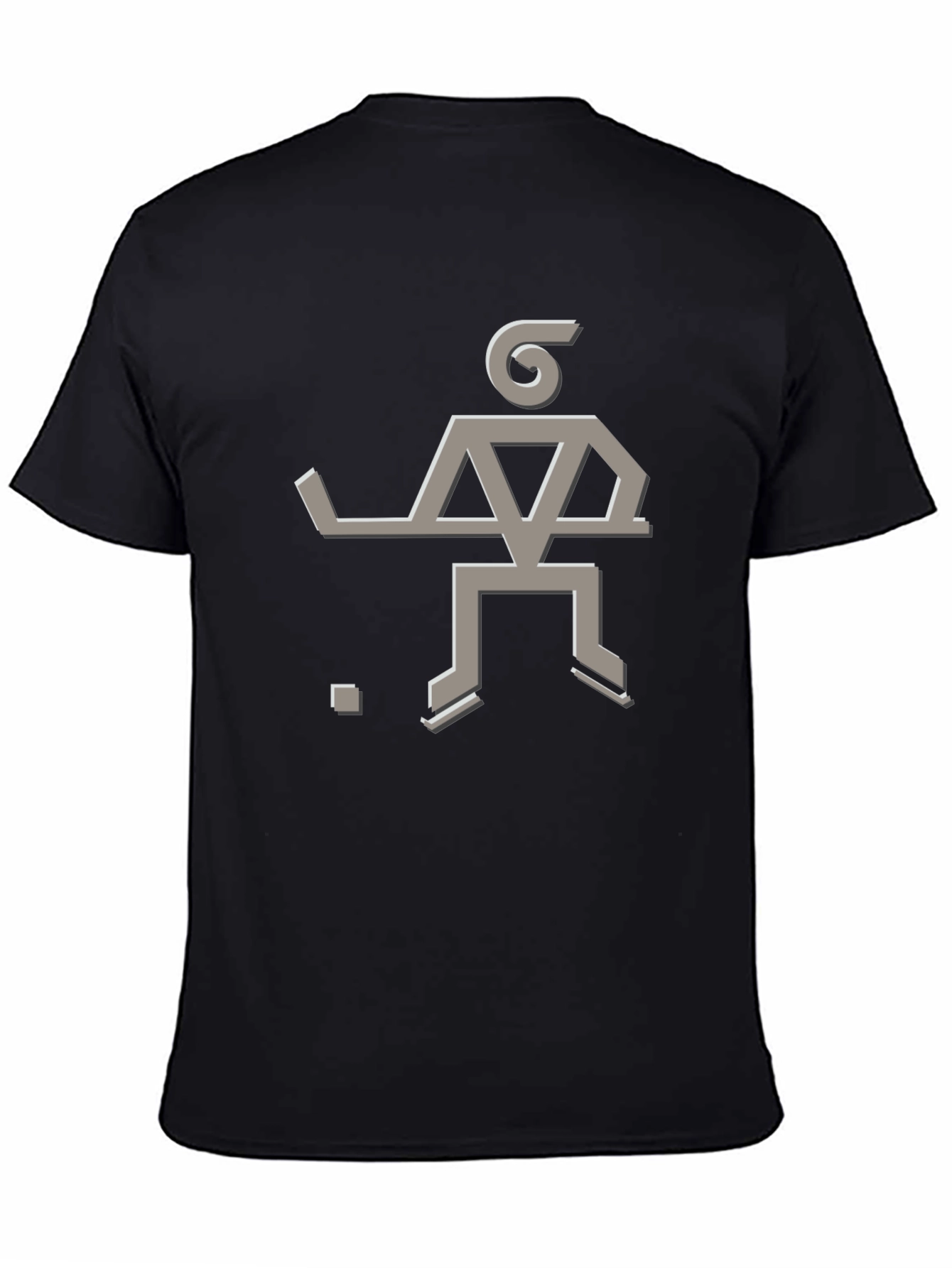 Hockey Player Graphic Tee - Cool Design Soft Cotton