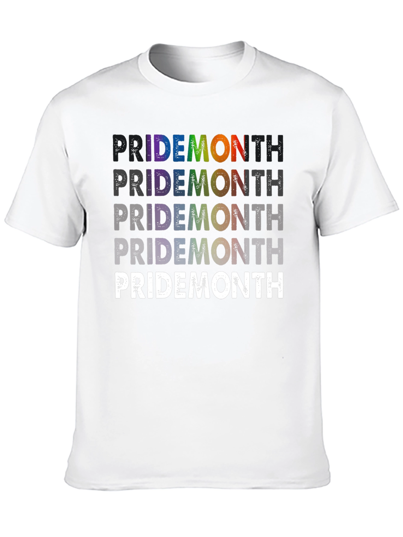 Pride Month Rainbow Graphic T-Shirt