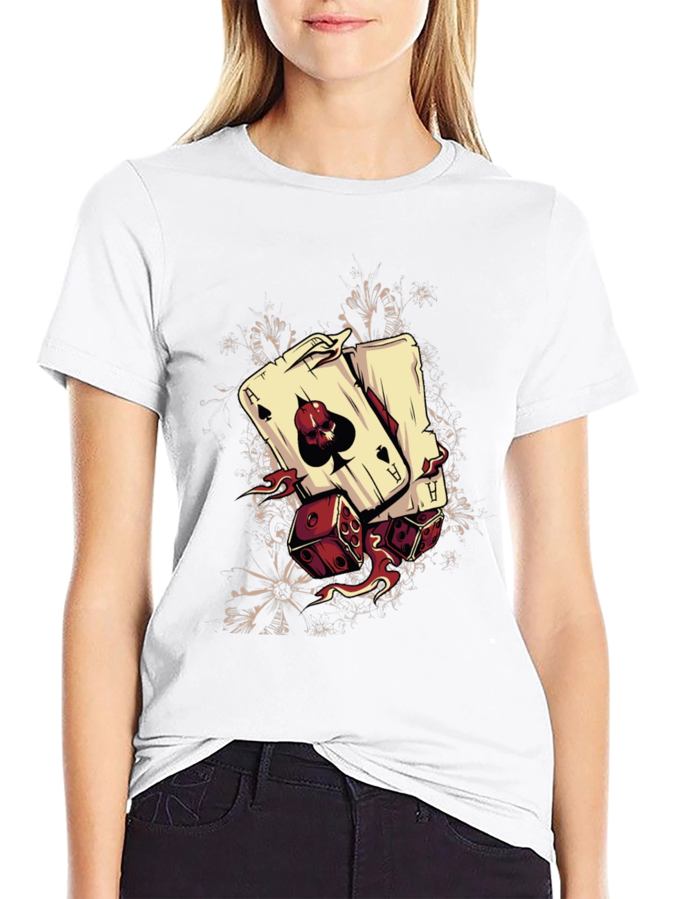 Ace & Skull Graphic Tee