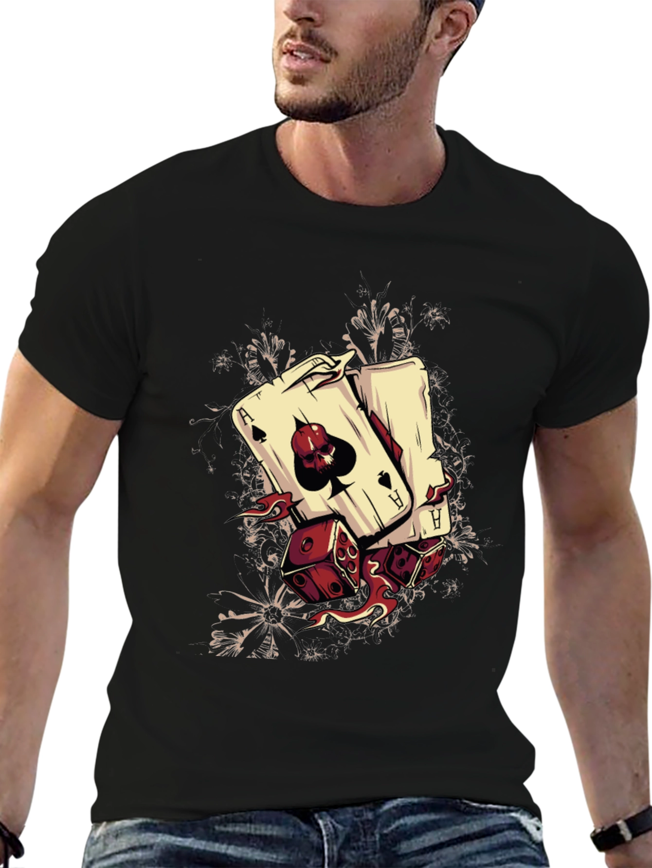 Ace & Skull Graphic Tee
