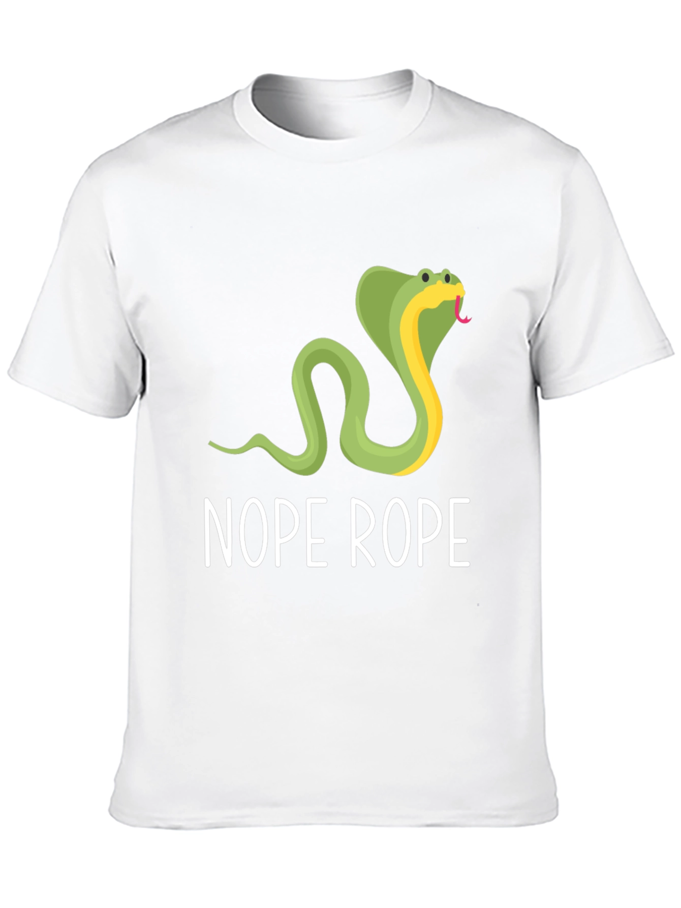 Nope Rope Graphic Tee - Funny Snake T-Shirt