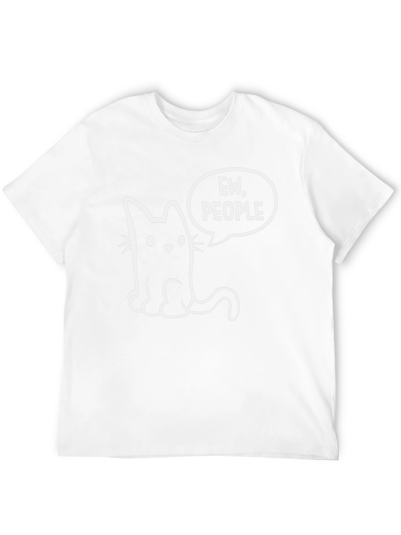 Ew People Cat T-Shirt - Funny Graphic Tee